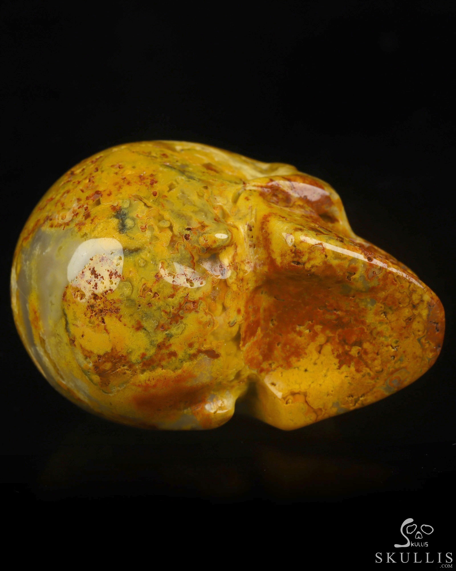2.0" Crazy Lace Agate Hand Carved Crystal Skull, Realistic, Crystal Healing 2.0" Crazy Lace Agate Hand Carved Crystal Skull, Realistic, Crystal Healing