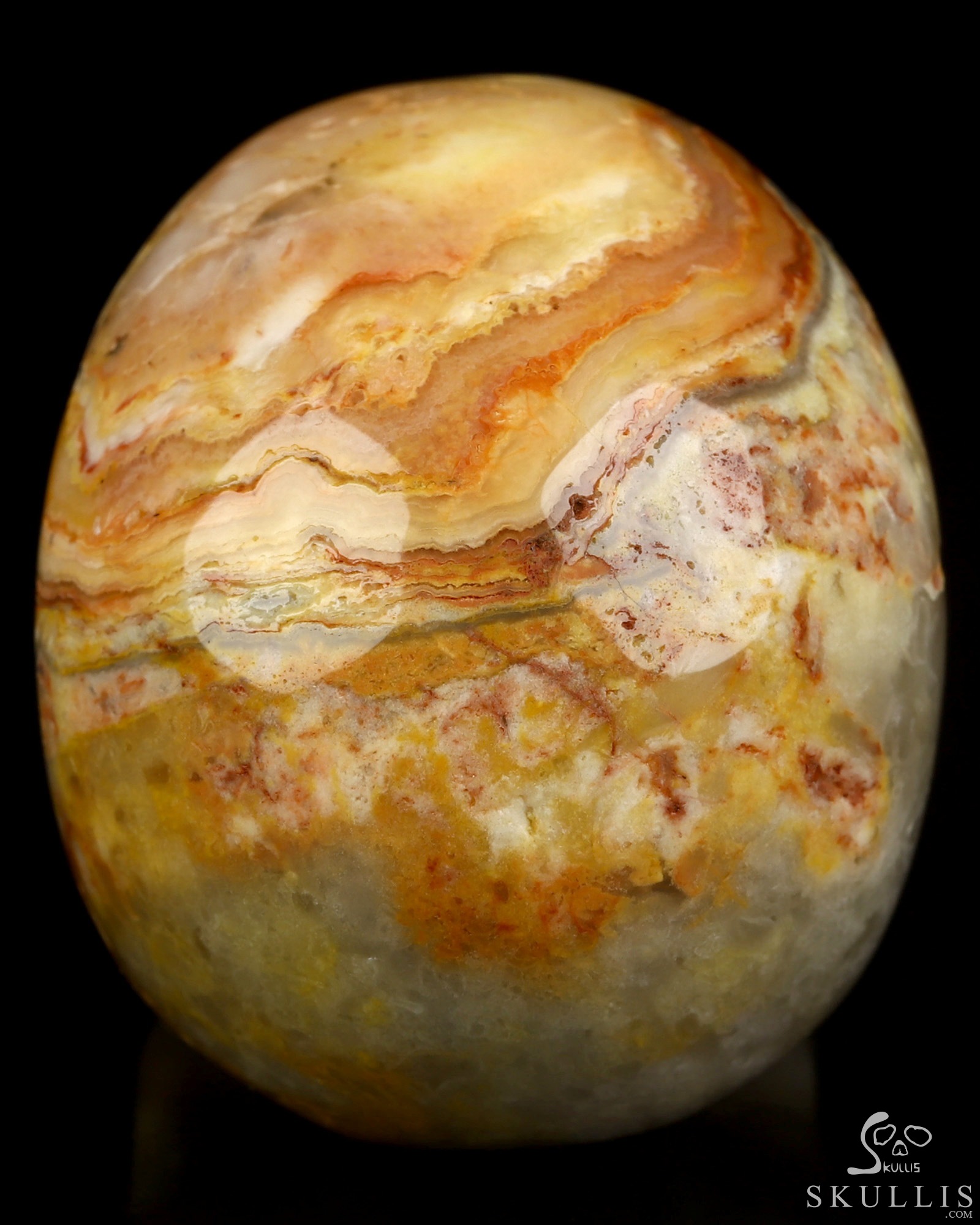 2.0" Crazy Lace Agate Hand Carved Crystal Skull, Realistic, Crystal Healing 2.0" Crazy Lace Agate Hand Carved Crystal Skull, Realistic, Crystal Healing