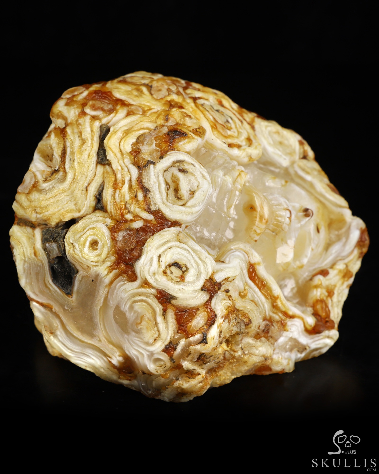 6.6" Agate Hand Carved Crystal Skull Fine Art Sculpture, Crystal Healing 6.6" Agate Hand Carved Crystal Skull Fine Art Sculpture, Crystal Healing