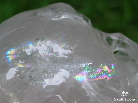 5.2" Quartz Rock Crystal Carved Crystal Skull, Detachable 5.2" Quartz Rock Crystal Carved Crystal Skull, Detachable