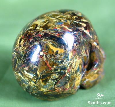 UNUSUAL!!! Top Quality! 1.6" Pietersite/Petersite Carved Crystal Skull Realistic UNUSUAL!!! Top Quality! 1.6" Pietersite/Petersite Carved Crystal Skull Realistic