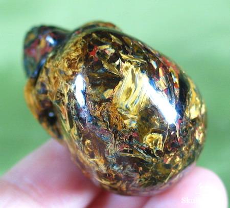 UNUSUAL!!! Top Quality! 1.6" Pietersite/Petersite Carved Crystal Skull Realistic UNUSUAL!!! Top Quality! 1.6" Pietersite/Petersite Carved Crystal Skull Realistic