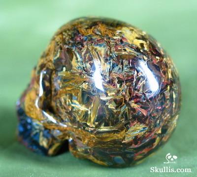 UNUSUAL!!! Top Quality! 1.6" Pietersite/Petersite Carved Crystal Skull Realistic UNUSUAL!!! Top Quality! 1.6" Pietersite/Petersite Carved Crystal Skull Realistic