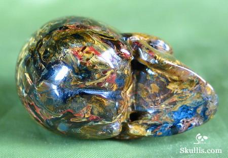 UNUSUAL!!! Top Quality! 1.6" Pietersite/Petersite Carved Crystal Skull Realistic UNUSUAL!!! Top Quality! 1.6" Pietersite/Petersite Carved Crystal Skull Realistic