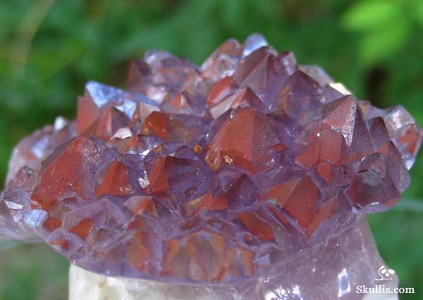 5.0" Amethyst Druse/Druze Carved Crystal Skull, Quartz 5.0" Amethyst Druse/Druze Carved Crystal Skull, Quartz