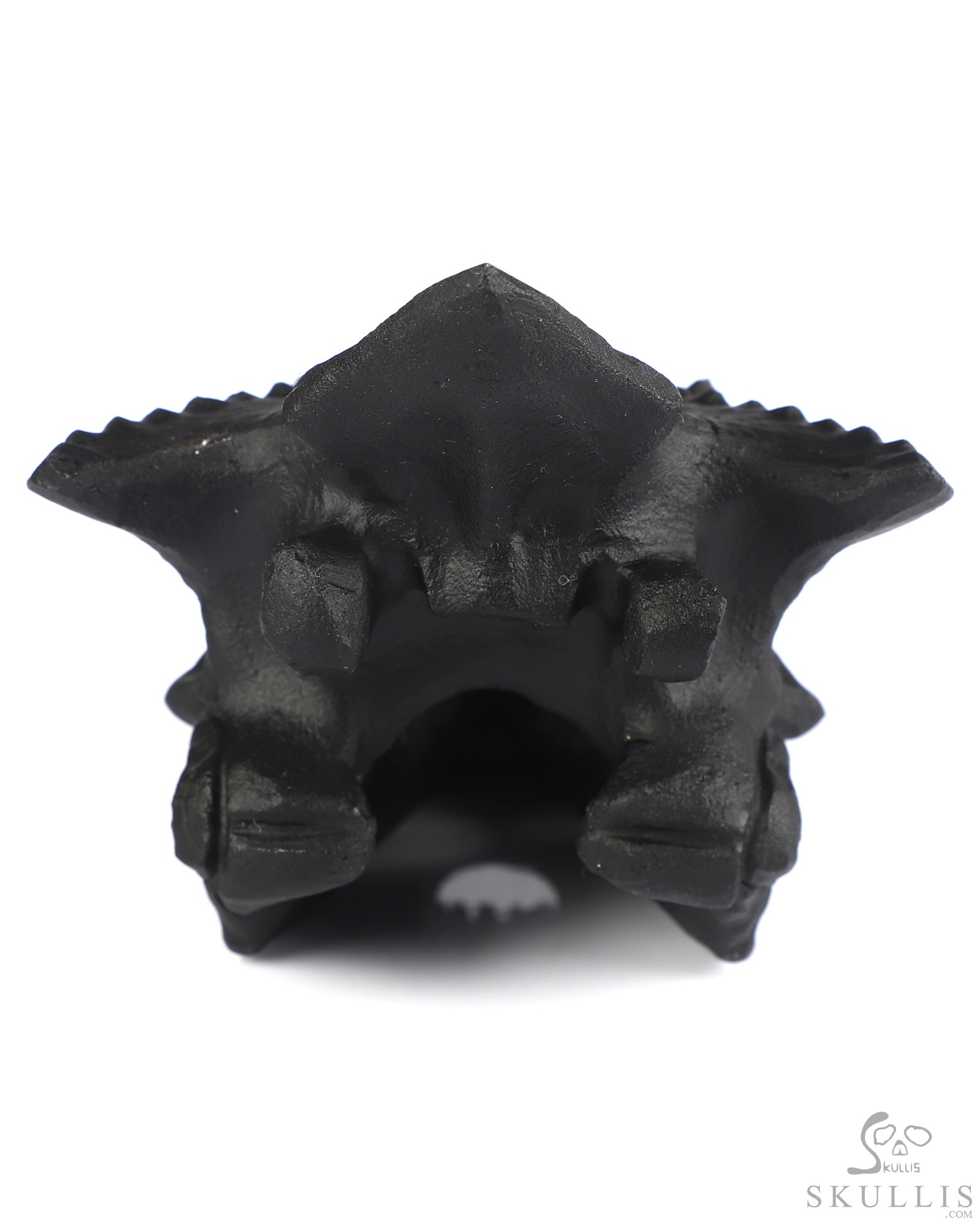 4.6" Black Obsidian Hand Carved Crystal Pterodactyl Skull Fine Art Sculpture, Crystal Healing 4.6" Black Obsidian Hand Carved Crystal Pterodactyl Skull Fine Art Sculpture, Crystal Healing