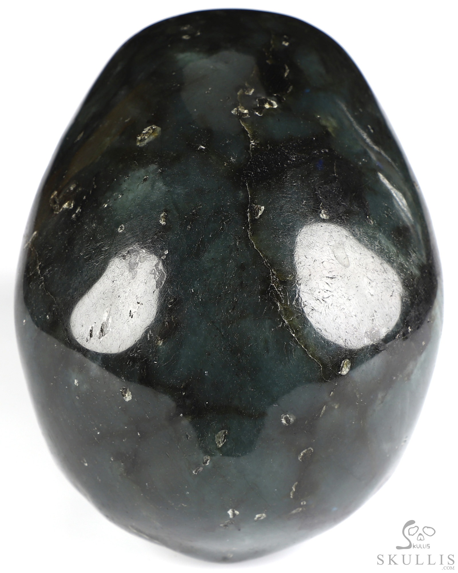 6.0" Labradorite Hand Carved Vampire Crystal Skull, Crystal Healing 6.0" Labradorite Hand Carved Vampire Crystal Skull, Crystal Healing