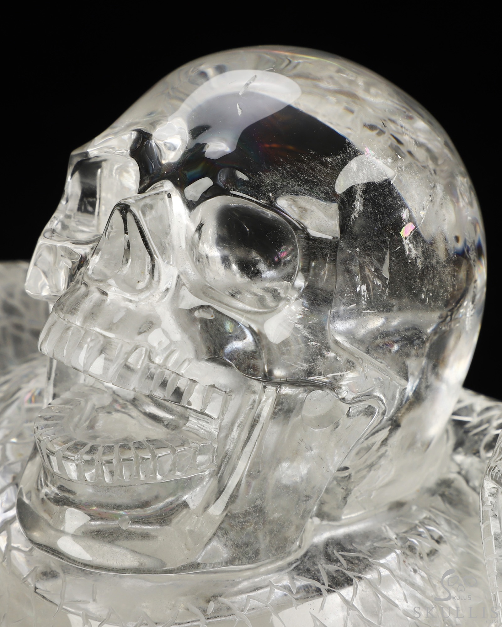 Aug 29, 2026 ACSAD (A Crystal Skull a Day) - The End Was Never the End - 7.9" Quartz Rock Crystal Hand Carved Snake & Crystal Skull Sculpture, Crystal Healing Aug 29, 2026 ACSAD (A Crystal Skull a Day) - The End Was Never the End - 7.9" Quartz Rock Crystal Hand Carved Snake & Crystal Skull Sculpture, Crystal Healing