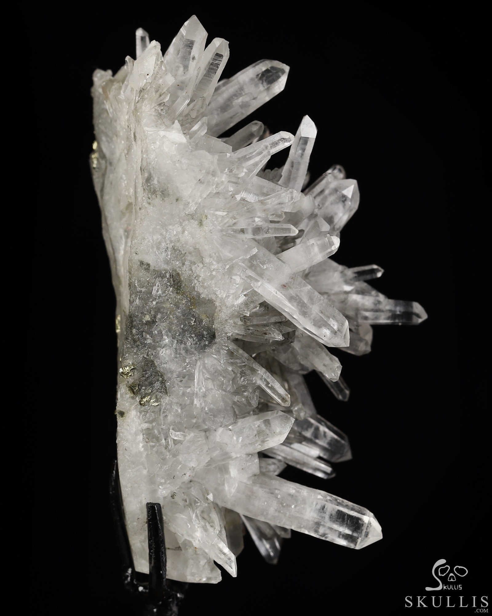 Oct 1, 2026 ACSAD (A Crystal Skull a Day) - Caught Between the Crystals - 3.2" Hand Carved Pyrite Crystal Skull in Quartz Crystal Cluster Specimen Fine Art Sculpture, Crystal Healing Oct 1, 2026 ACSAD (A Crystal Skull a Day) - Caught Between the Crystals - 3.2" Hand Carved Pyrite Crystal Skull in Quartz Crystal Cluster Specimen Fine Art Sculpture, Crystal Healing