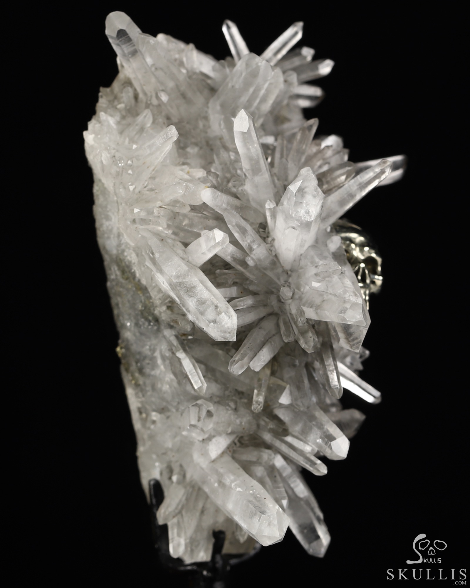 Oct 1, 2026 ACSAD (A Crystal Skull a Day) - Caught Between the Crystals - 3.2" Hand Carved Pyrite Crystal Skull in Quartz Crystal Cluster Specimen Fine Art Sculpture, Crystal Healing Oct 1, 2026 ACSAD (A Crystal Skull a Day) - Caught Between the Crystals - 3.2" Hand Carved Pyrite Crystal Skull in Quartz Crystal Cluster Specimen Fine Art Sculpture, Crystal Healing