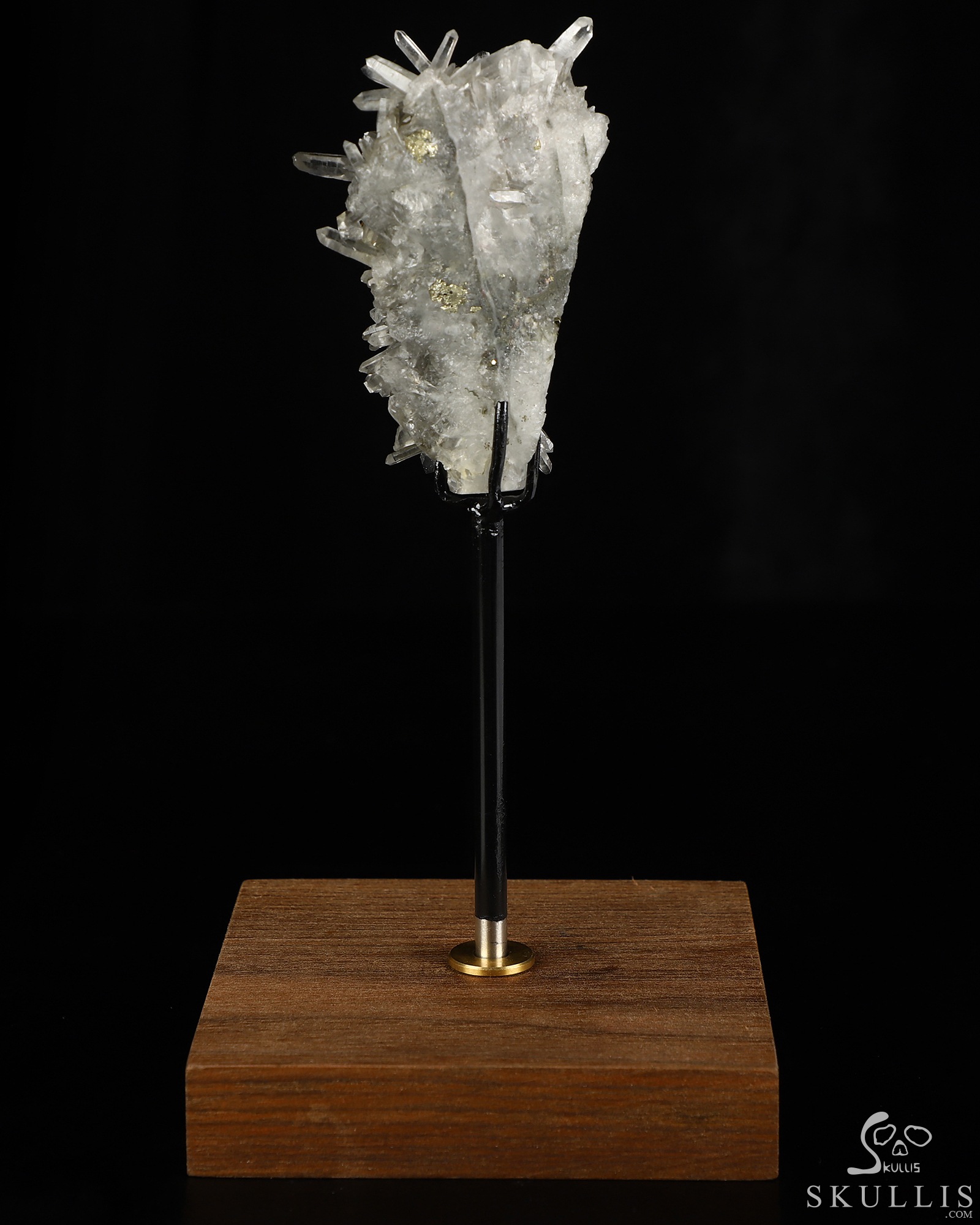 Oct 1, 2026 ACSAD (A Crystal Skull a Day) - Caught Between the Crystals - 3.2" Hand Carved Pyrite Crystal Skull in Quartz Crystal Cluster Specimen Fine Art Sculpture, Crystal Healing Oct 1, 2026 ACSAD (A Crystal Skull a Day) - Caught Between the Crystals - 3.2" Hand Carved Pyrite Crystal Skull in Quartz Crystal Cluster Specimen Fine Art Sculpture, Crystal Healing