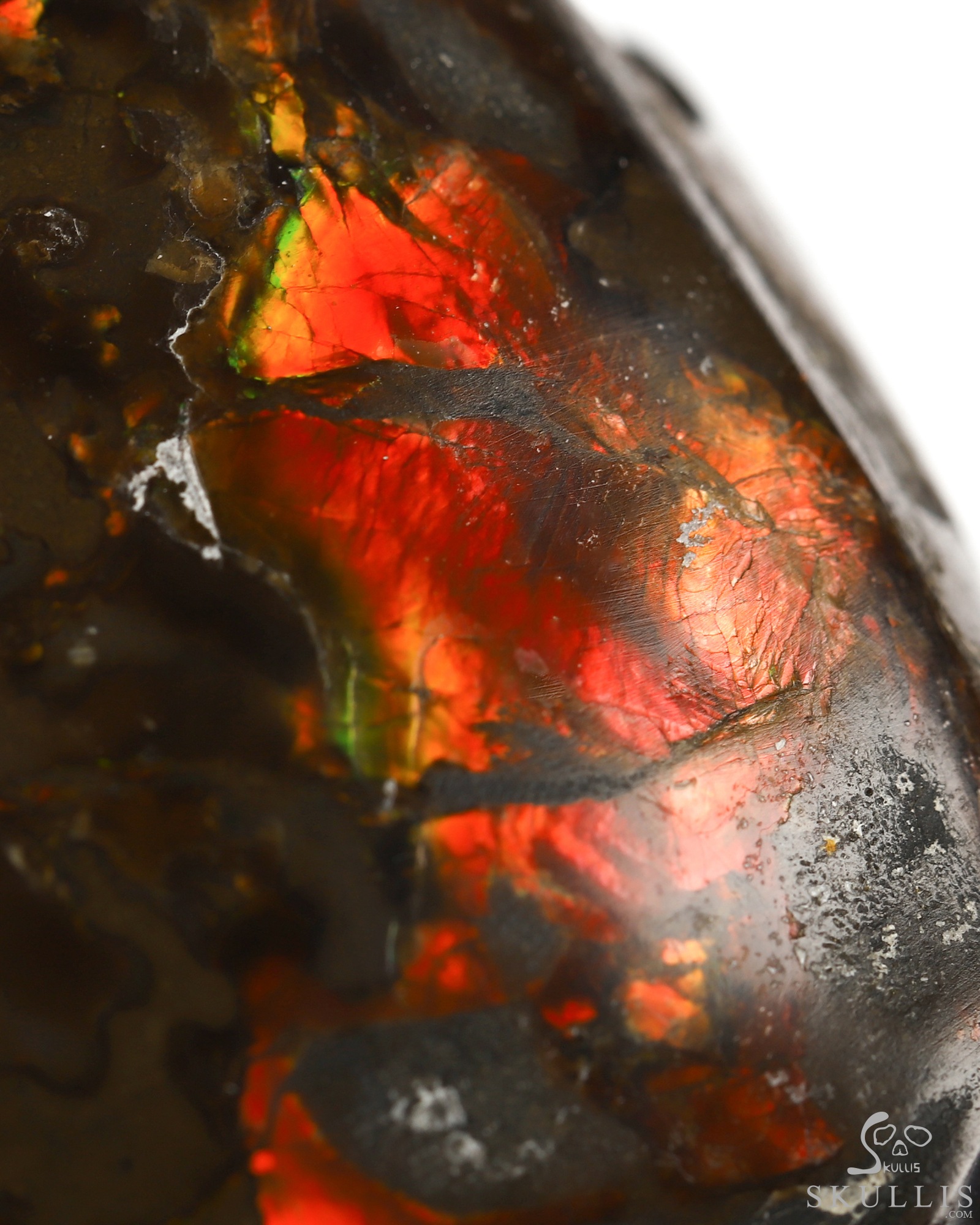 Sept 6, 2026 ACSAD (A Crystal Skull a Day) - Meditations in Ammolite - 2.4" Ammolite Hand Carved Crystal Skull Fine Art Sculpture with Hands Cradling its Chin, Crystal Healing Sept 6, 2026 ACSAD (A Crystal Skull a Day) - Meditations in Ammolite - 2.4" Ammolite Hand Carved Crystal Skull Fine Art Sculpture with Hands Cradling its Chin, Crystal Healing