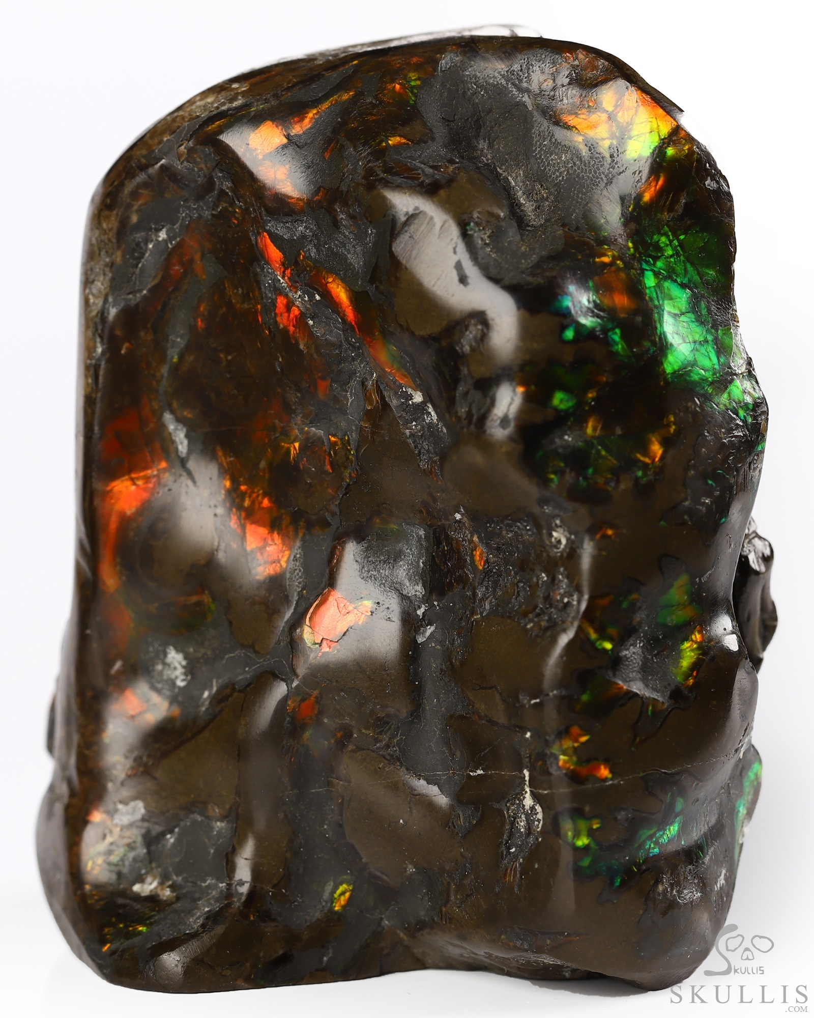 Sept 6, 2026 ACSAD (A Crystal Skull a Day) - Meditations in Ammolite - 2.4" Ammolite Hand Carved Crystal Skull Fine Art Sculpture with Hands Cradling its Chin, Crystal Healing Sept 6, 2026 ACSAD (A Crystal Skull a Day) - Meditations in Ammolite - 2.4" Ammolite Hand Carved Crystal Skull Fine Art Sculpture with Hands Cradling its Chin, Crystal Healing