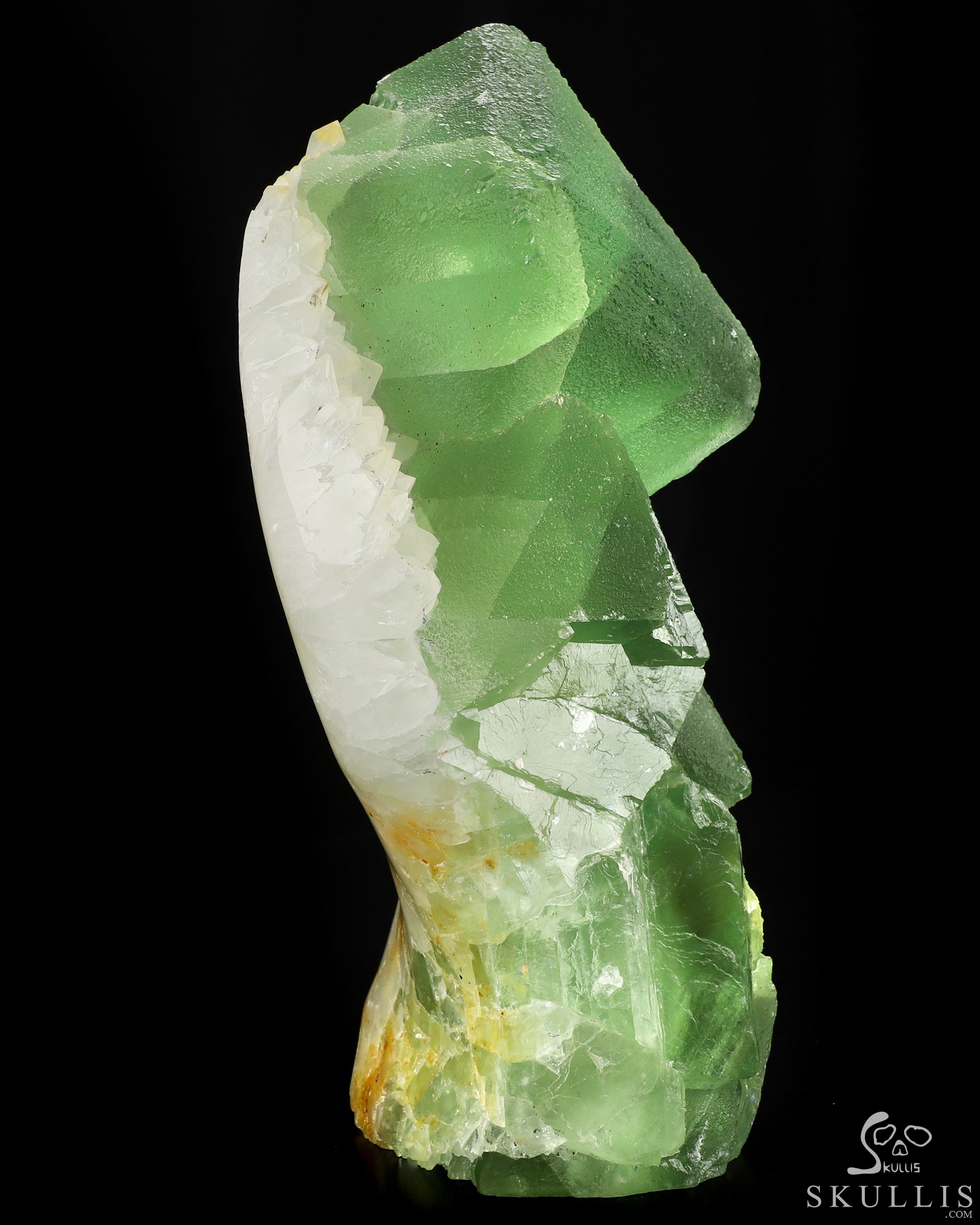 Oct 24, 2026 ACSAD (A Crystal Skull a Day) - Beneath the Green, a World - 11.6" Fluorite Hand Carved Crystal Skull Fine Art Sculpture, Crystal Healing Oct 24, 2026 ACSAD (A Crystal Skull a Day) - Beneath the Green, a World - 11.6" Fluorite Hand Carved Crystal Skull Fine Art Sculpture, Crystal Healing