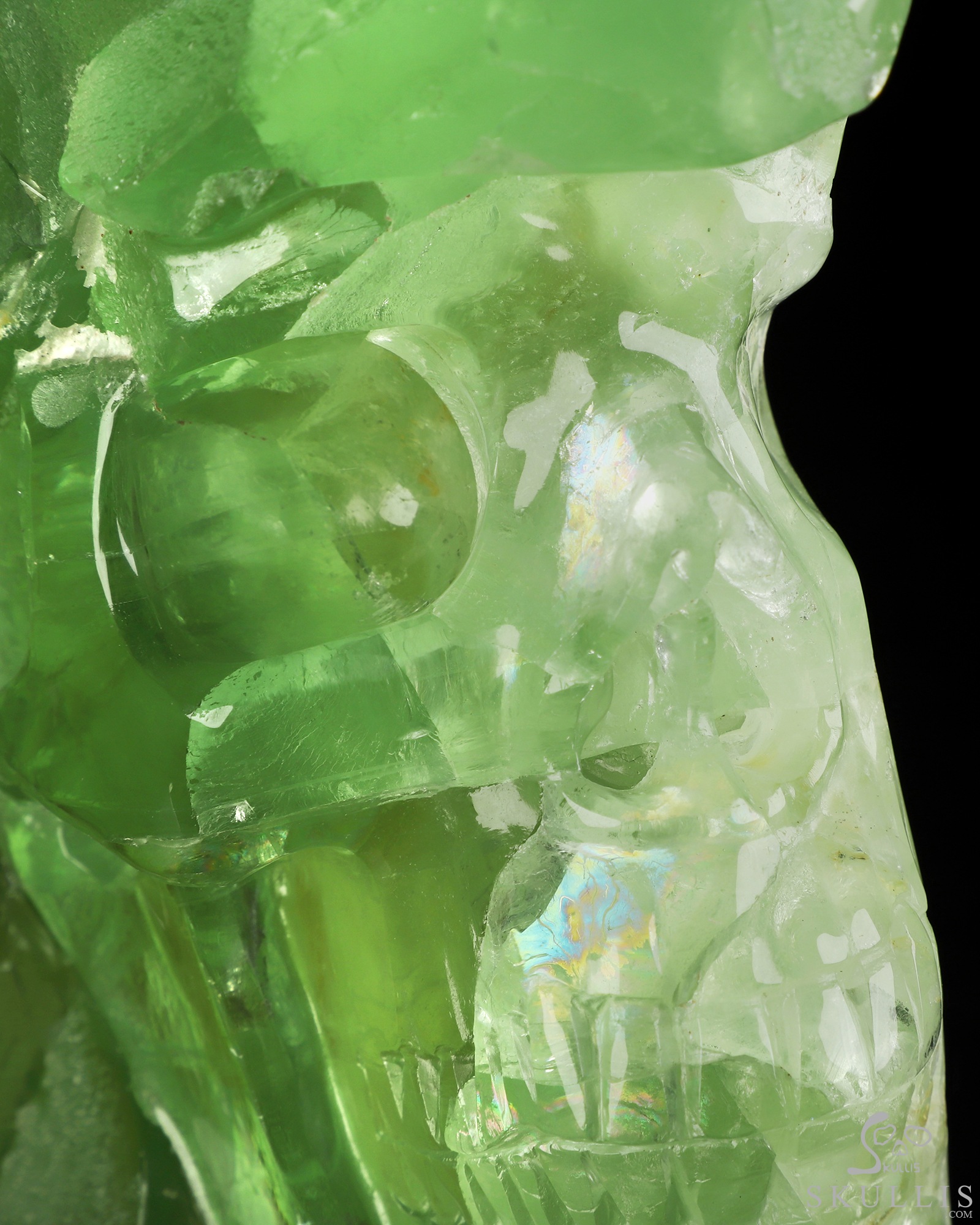 Oct 24, 2026 ACSAD (A Crystal Skull a Day) - Beneath the Green, a World - 11.6" Fluorite Hand Carved Crystal Skull Fine Art Sculpture, Crystal Healing Oct 24, 2026 ACSAD (A Crystal Skull a Day) - Beneath the Green, a World - 11.6" Fluorite Hand Carved Crystal Skull Fine Art Sculpture, Crystal Healing