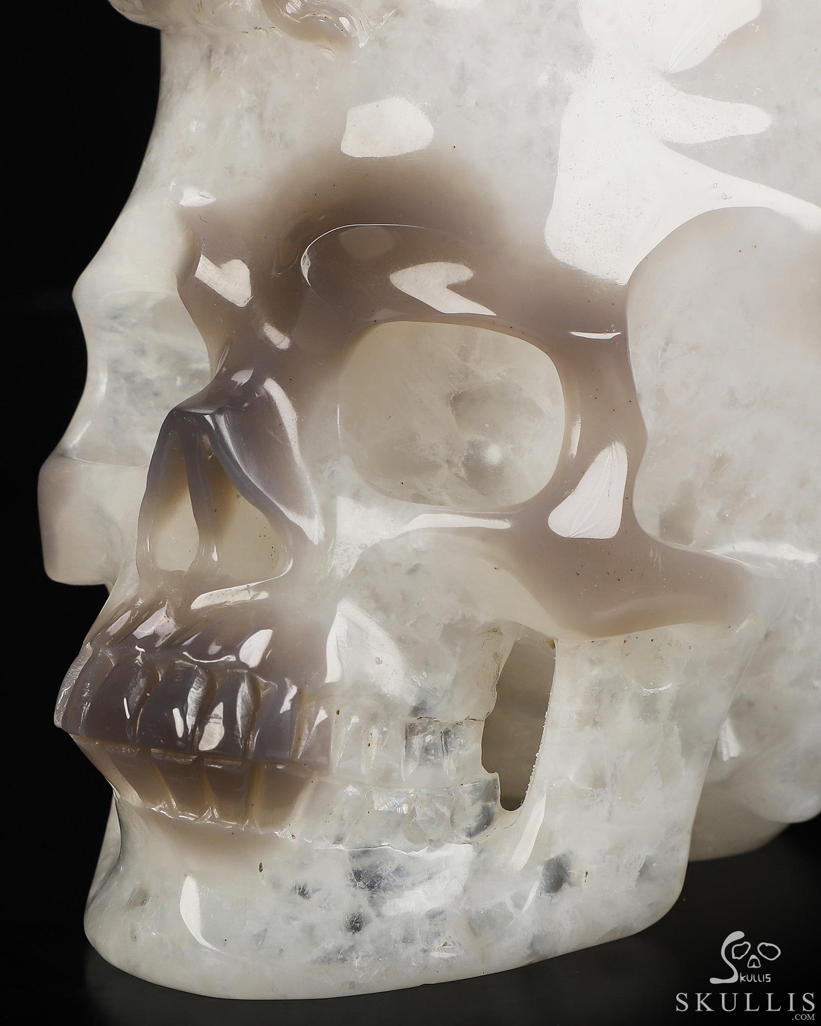 Sept 16, 2026 ACSAD (A Crystal Skull a Day) - Where Dreams Grow Tails - 7.5" Agate Geode Hand Carved Twin Nine-Tailed Foxes & Crystal Skull Fine Art Sculpture, Crystal Healing Sept 16, 2026 ACSAD (A Crystal Skull a Day) - Where Dreams Grow Tails - 7.5" Agate Geode Hand Carved Twin Nine-Tailed Foxes & Crystal Skull Fine Art Sculpture, Crystal Healing