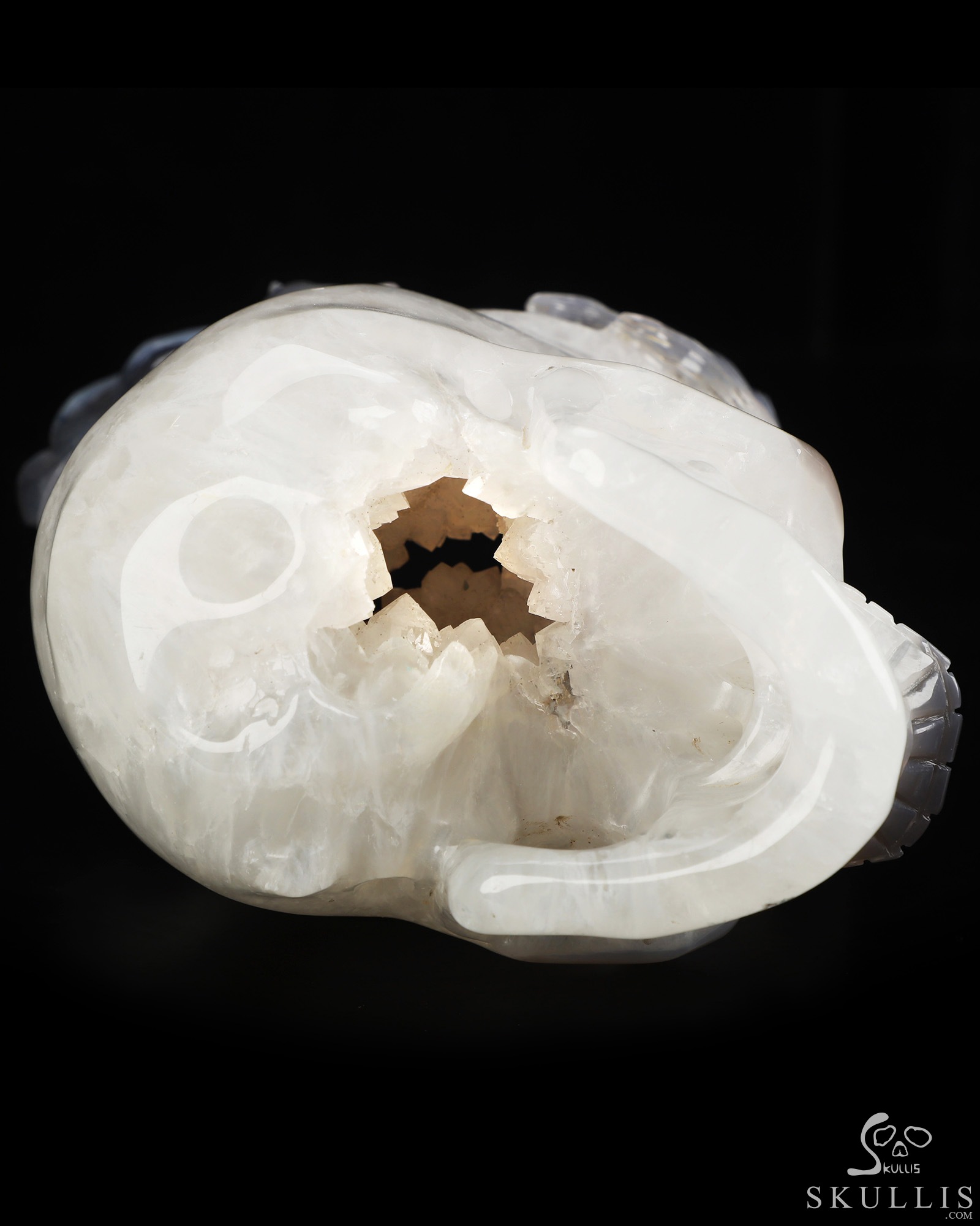 Sept 16, 2026 ACSAD (A Crystal Skull a Day) - Where Dreams Grow Tails - 7.5" Agate Geode Hand Carved Twin Nine-Tailed Foxes & Crystal Skull Fine Art Sculpture, Crystal Healing Sept 16, 2026 ACSAD (A Crystal Skull a Day) - Where Dreams Grow Tails - 7.5" Agate Geode Hand Carved Twin Nine-Tailed Foxes & Crystal Skull Fine Art Sculpture, Crystal Healing