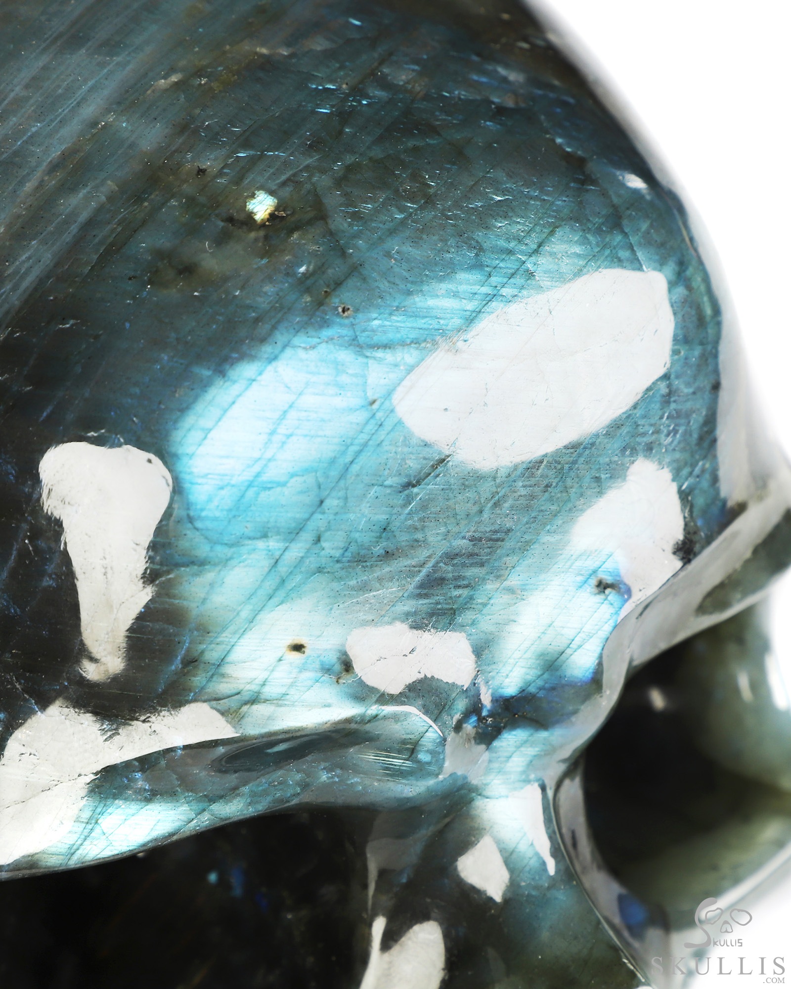 Oct 11, 2026 ACSAD (A Crystal Skull a Day) - Mute Button Initiated - 7.6" Labradorite Hand Carved Detachable Crystal Skull Sculpture, Crystal Healing Oct 11, 2026 ACSAD (A Crystal Skull a Day) - Mute Button Initiated - 7.6" Labradorite Hand Carved Detachable Crystal Skull Sculpture, Crystal Healing