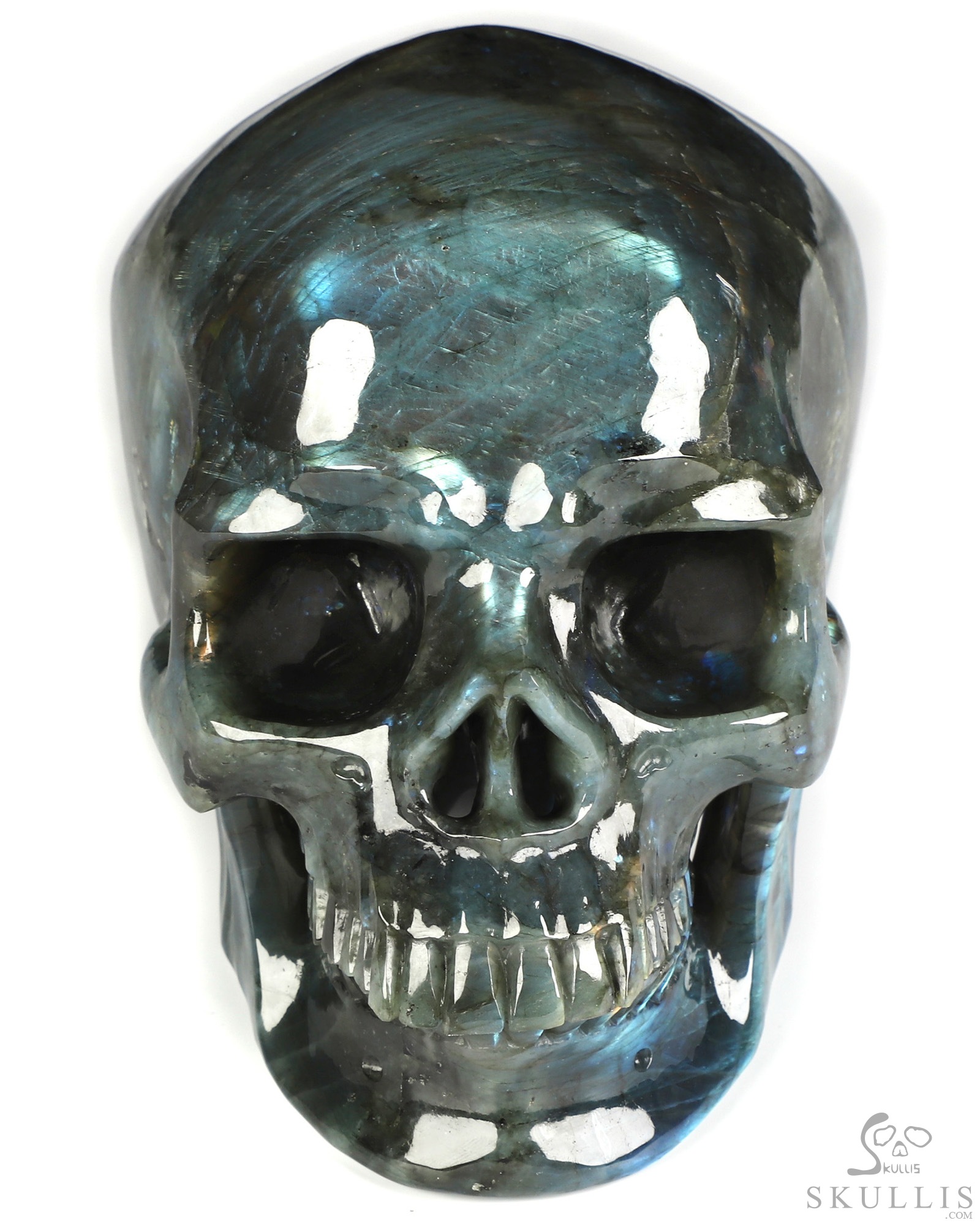 Oct 11, 2026 ACSAD (A Crystal Skull a Day) - Mute Button Initiated - 7.6" Labradorite Hand Carved Detachable Crystal Skull Sculpture, Crystal Healing Oct 11, 2026 ACSAD (A Crystal Skull a Day) - Mute Button Initiated - 7.6" Labradorite Hand Carved Detachable Crystal Skull Sculpture, Crystal Healing