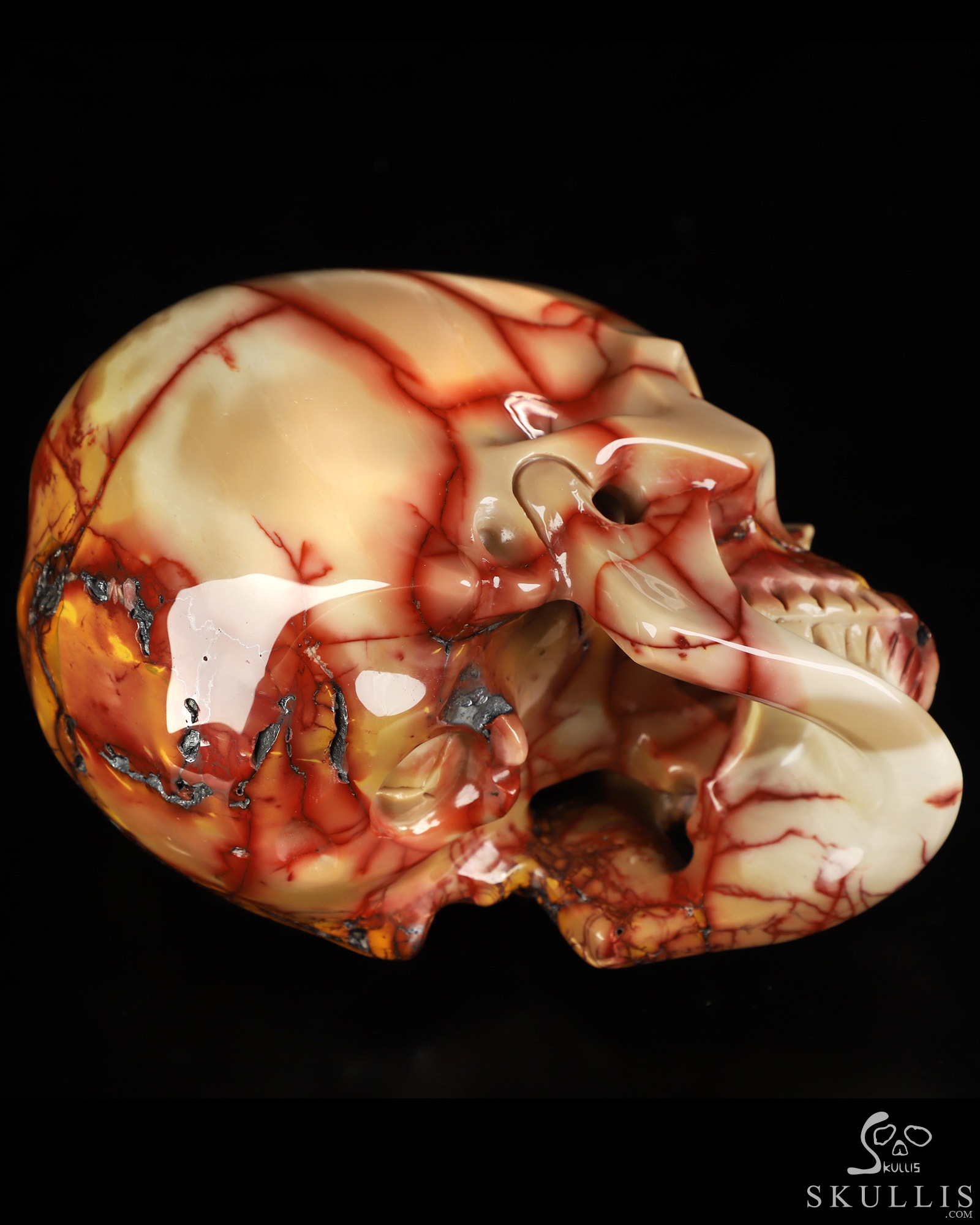 Sept 18, 2026 ACSAD (A Crystal Skull a Day) - The Earth Wrote This Slowly - 5.4" Mookaite Jasper Hand Carved Crystal Skull, Super Realistic, Crystal Healing Sept 18, 2026 ACSAD (A Crystal Skull a Day) - The Earth Wrote This Slowly - 5.4" Mookaite Jasper Hand Carved Crystal Skull, Super Realistic, Crystal Healing