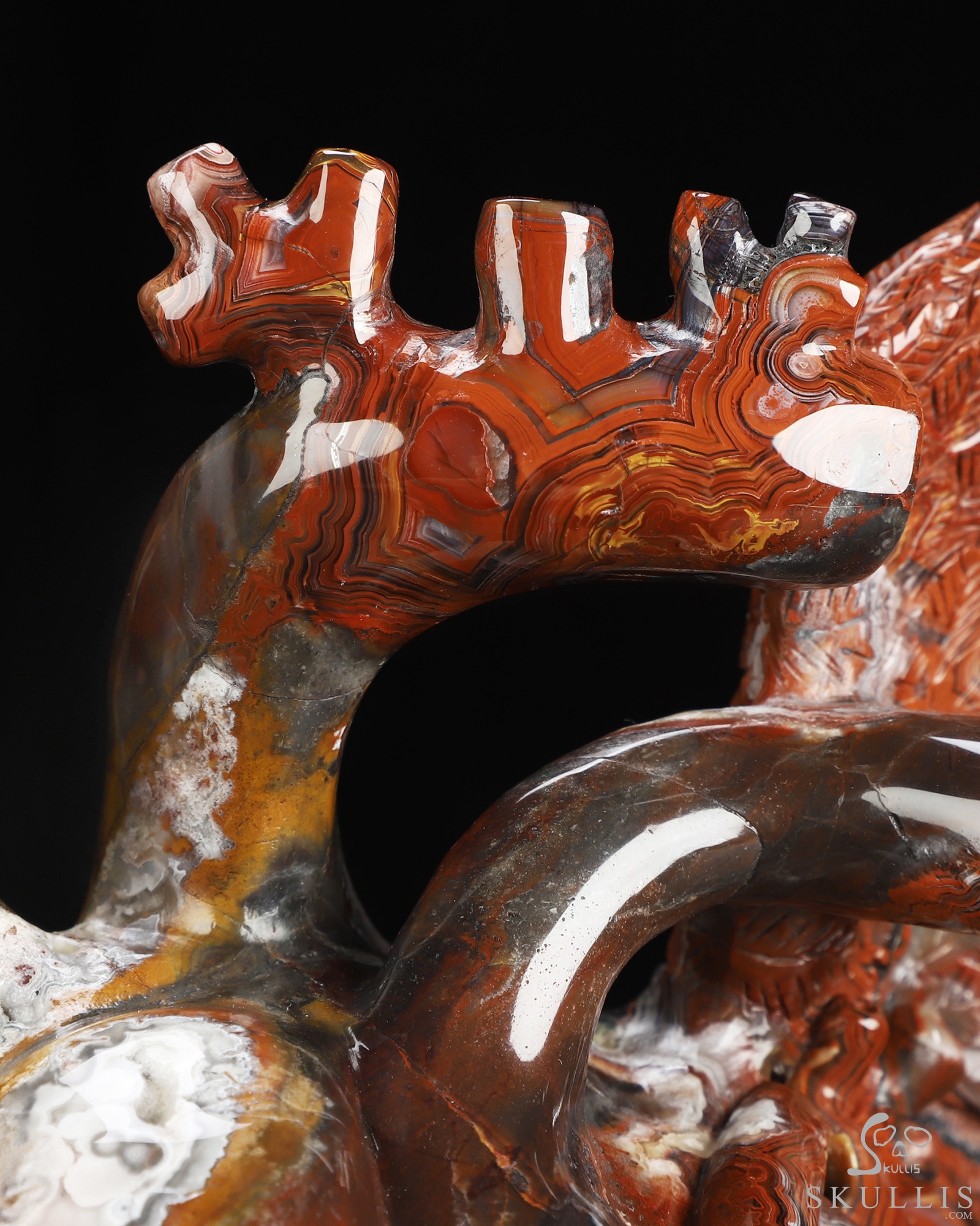 Oct 15, 2026 ACSAD (A Crystal Skull a Day) - The Heart Takes Flight - Gemstone 8.3" Hand Carved Red Crazy Lace Agate Winged Anatomical Heart Crystal Skull Fine Art Sculpture, Crystal Healing Oct 15, 2026 ACSAD (A Crystal Skull a Day) - The Heart Takes Flight - Gemstone 8.3" Hand Carved Red Crazy Lace Agate Winged Anatomical Heart Crystal Skull Fine Art Sculpture, Crystal Healing