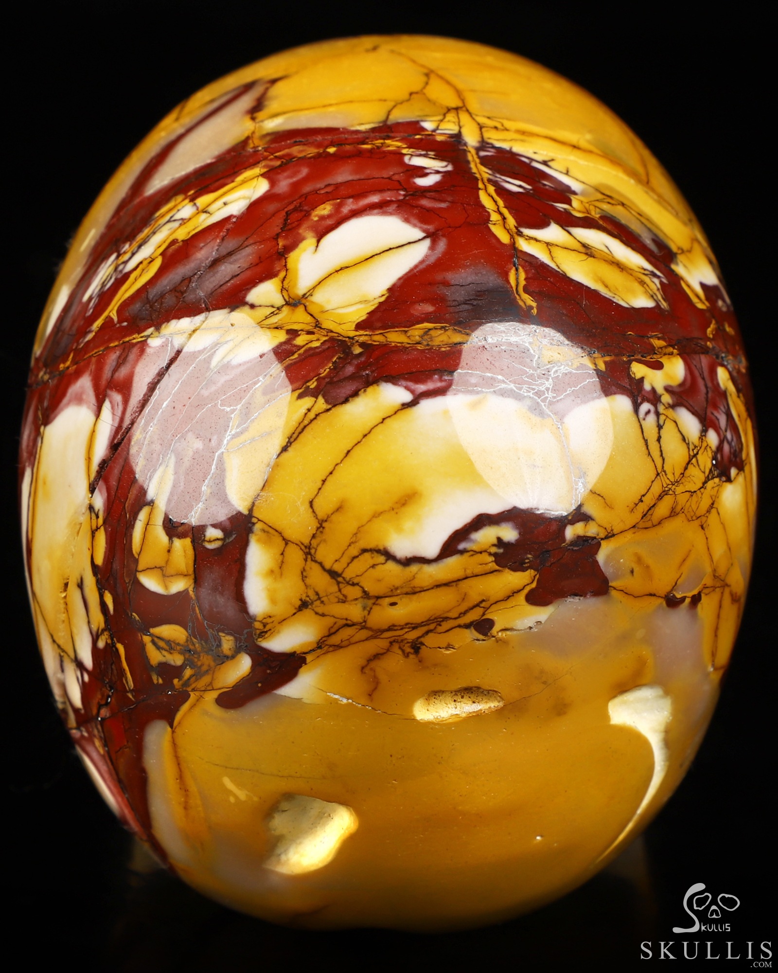 3.9" Mookaite Jasper Hand Carved Crystal Skull, Realistic, Crystal Healing 3.9" Mookaite Jasper Hand Carved Crystal Skull, Realistic, Crystal Healing