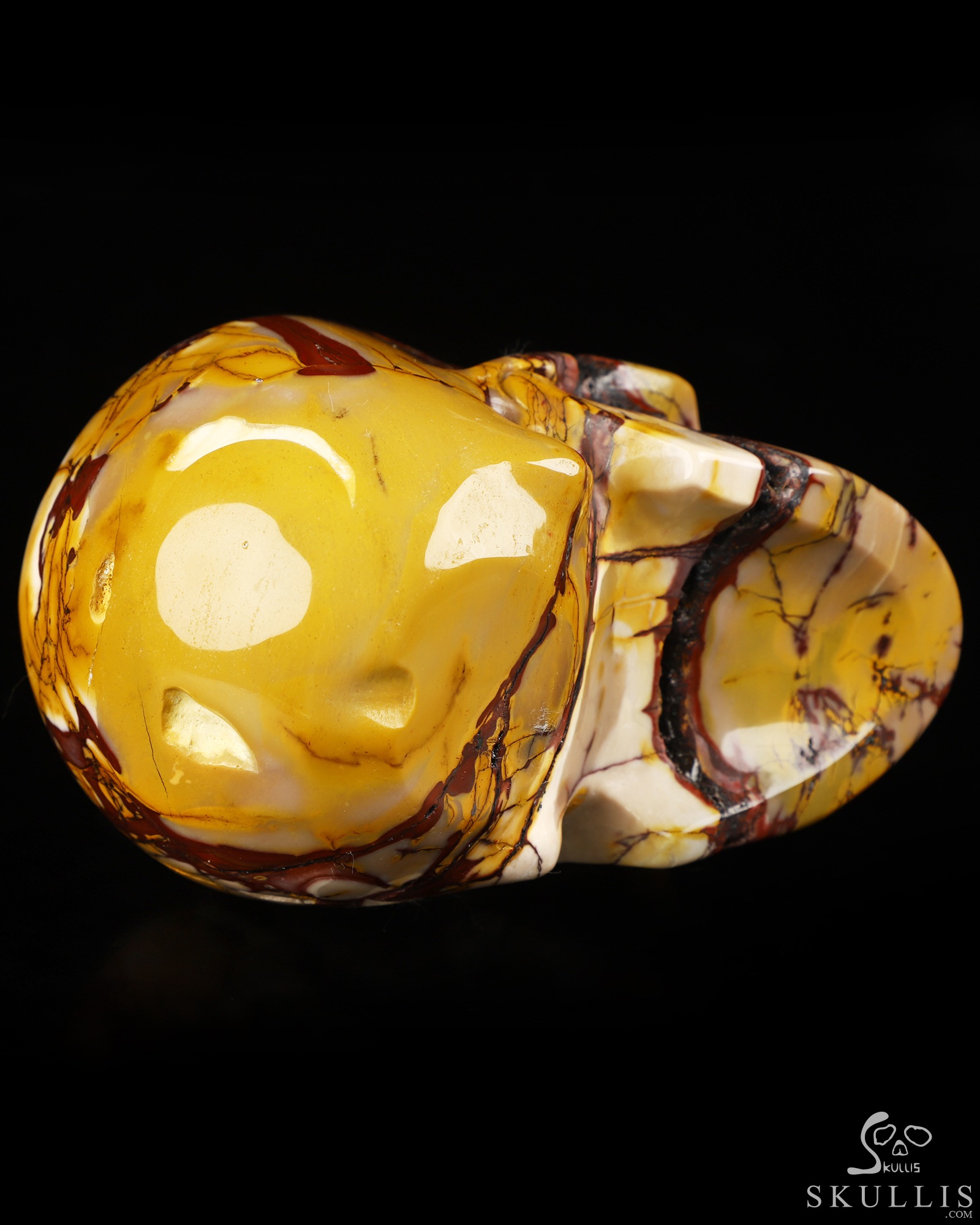 3.9" Mookaite Jasper Hand Carved Crystal Skull, Realistic, Crystal Healing 3.9" Mookaite Jasper Hand Carved Crystal Skull, Realistic, Crystal Healing
