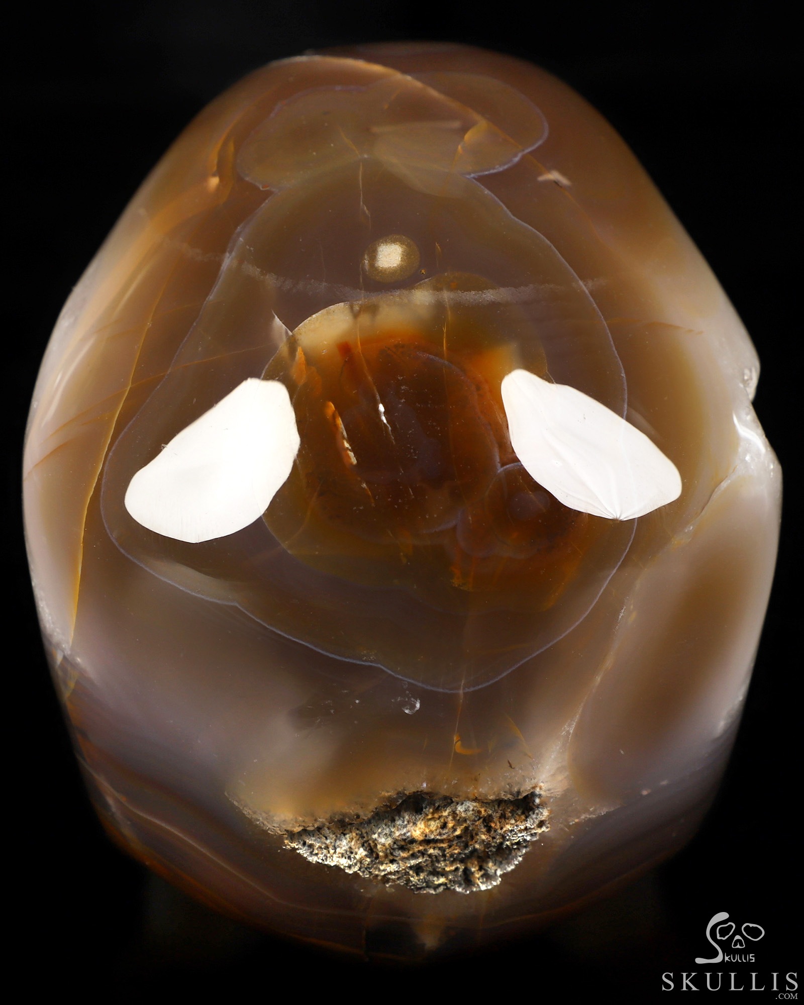 5.0" Premium Brazilian Agate Hand Carved Crystal Skull, Super Realistic, Crystal Healing 5.0" Premium Brazilian Agate Hand Carved Crystal Skull, Super Realistic, Crystal Healing