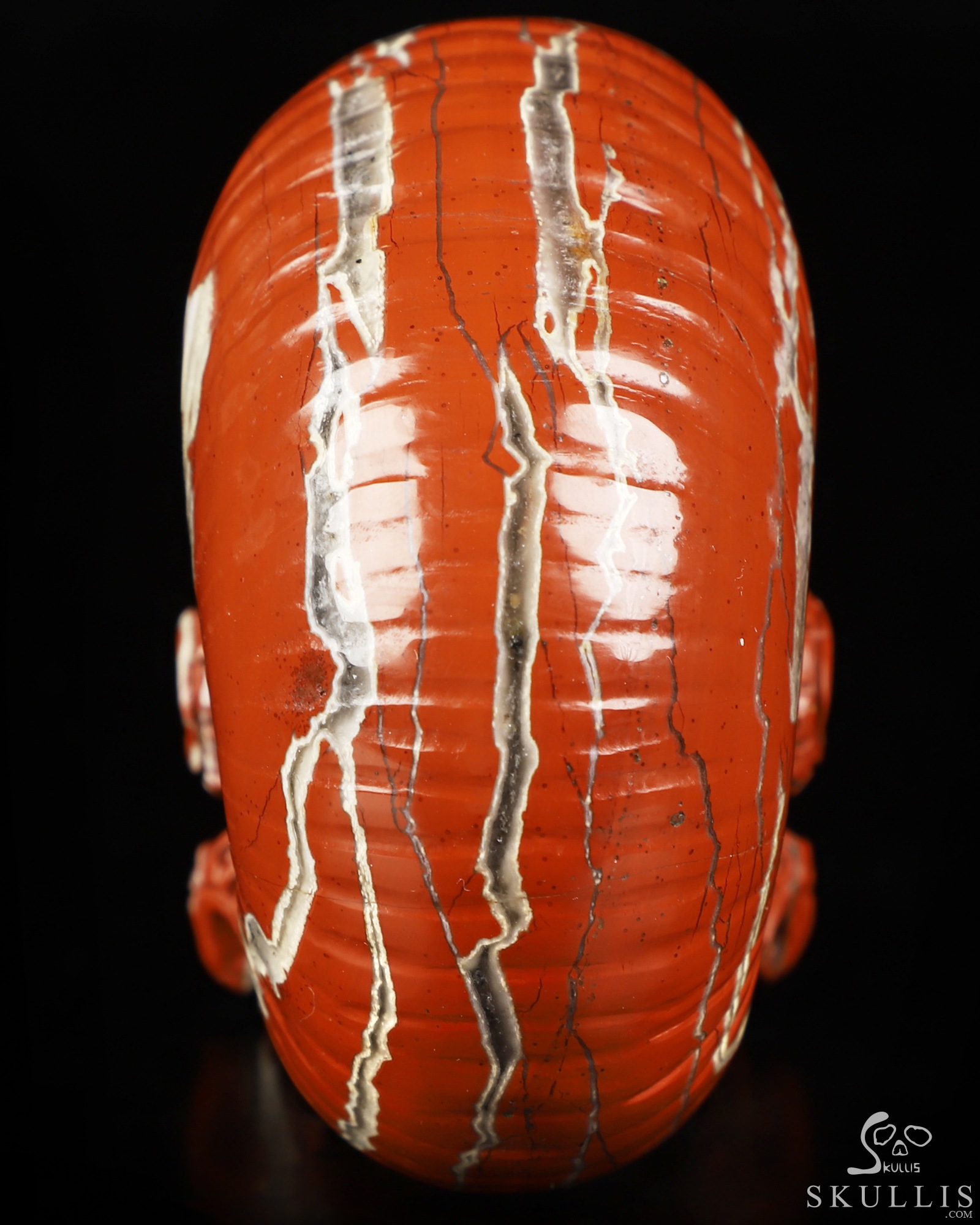 3.5" Red Jasper Hand Carved Nautiloid Cthulhu Crystal Skull Sculpture, Crystal Healing 3.5" Red Jasper Hand Carved Nautiloid Cthulhu Crystal Skull Sculpture, Crystal Healing