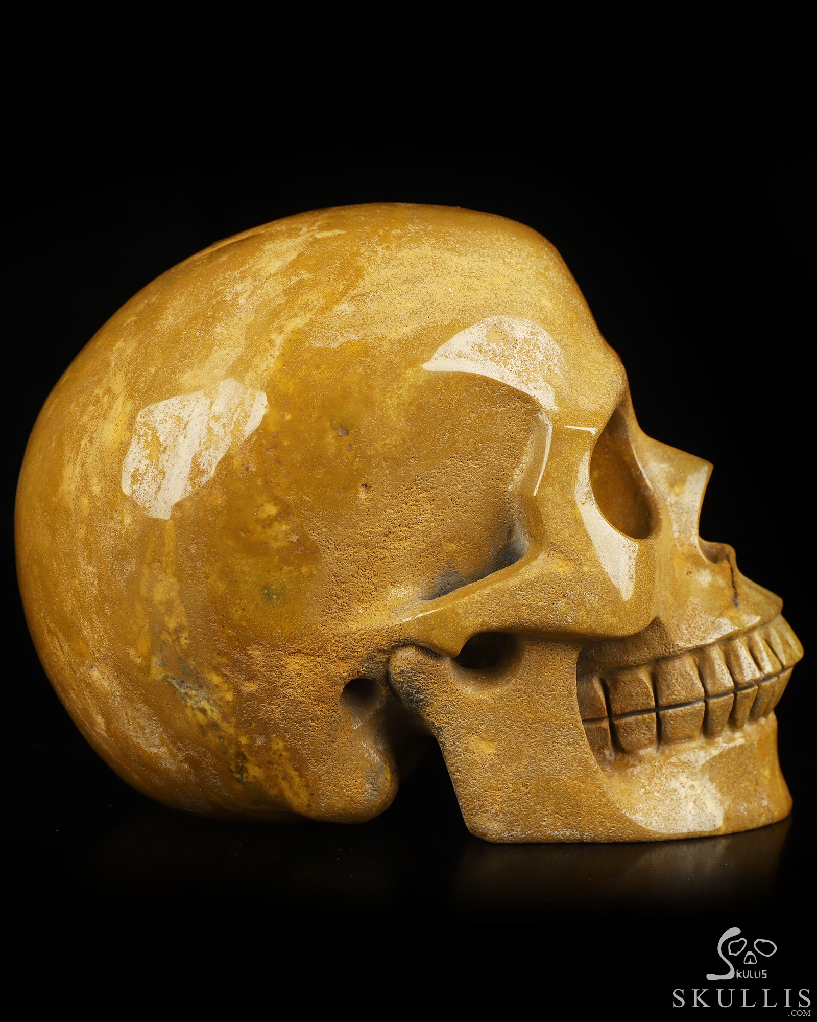 Lifesized 6.0" Indian Agate Hand Carved Crystal Skull, Realistic, Crystal Healing Lifesized 6.0" Indian Agate Hand Carved Crystal Skull, Realistic, Crystal Healing