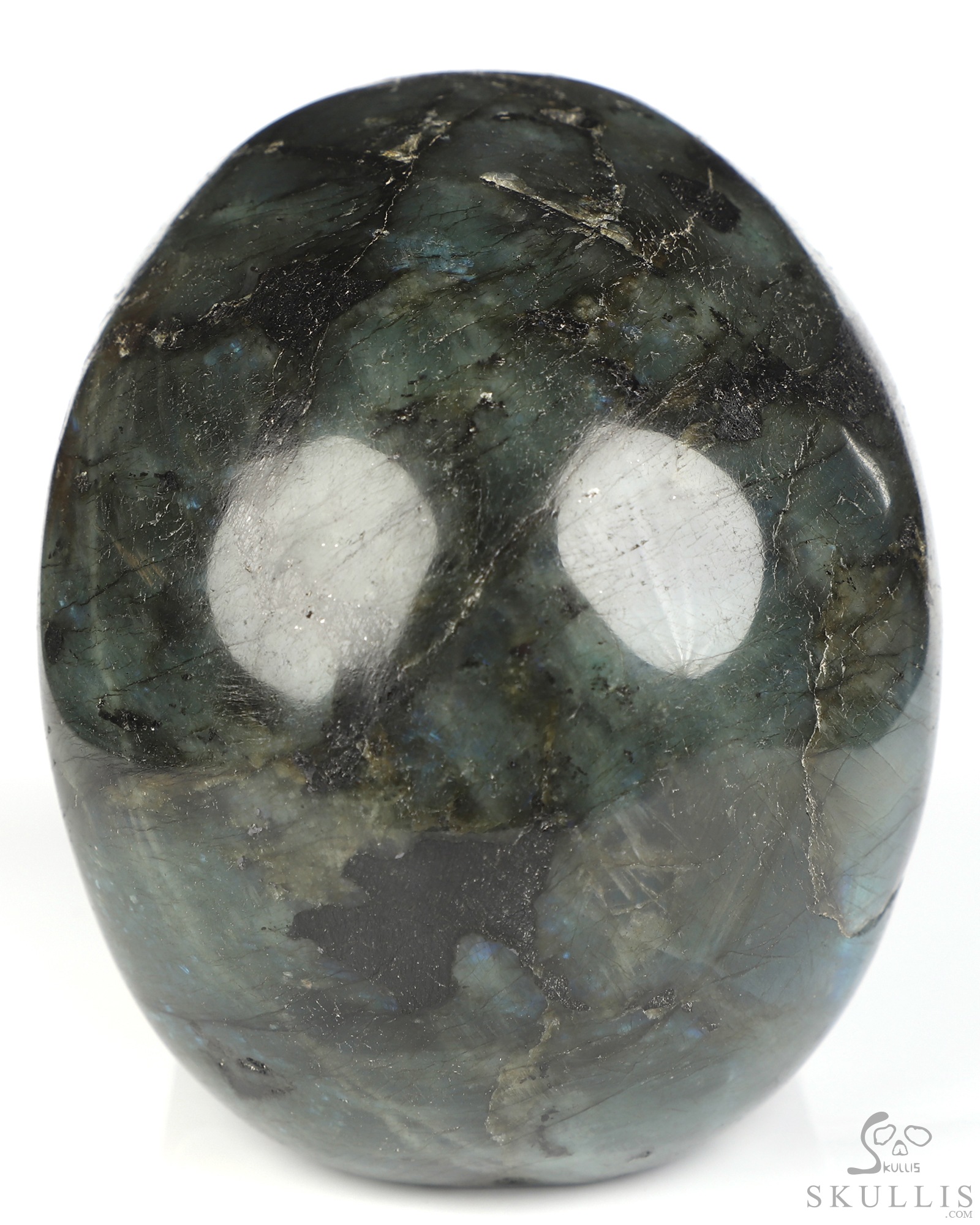 4.8" Labradorite Hand Carved Crystal Skull, Realistic, Crystal Healing 4.8" Labradorite Hand Carved Crystal Skull, Realistic, Crystal Healing