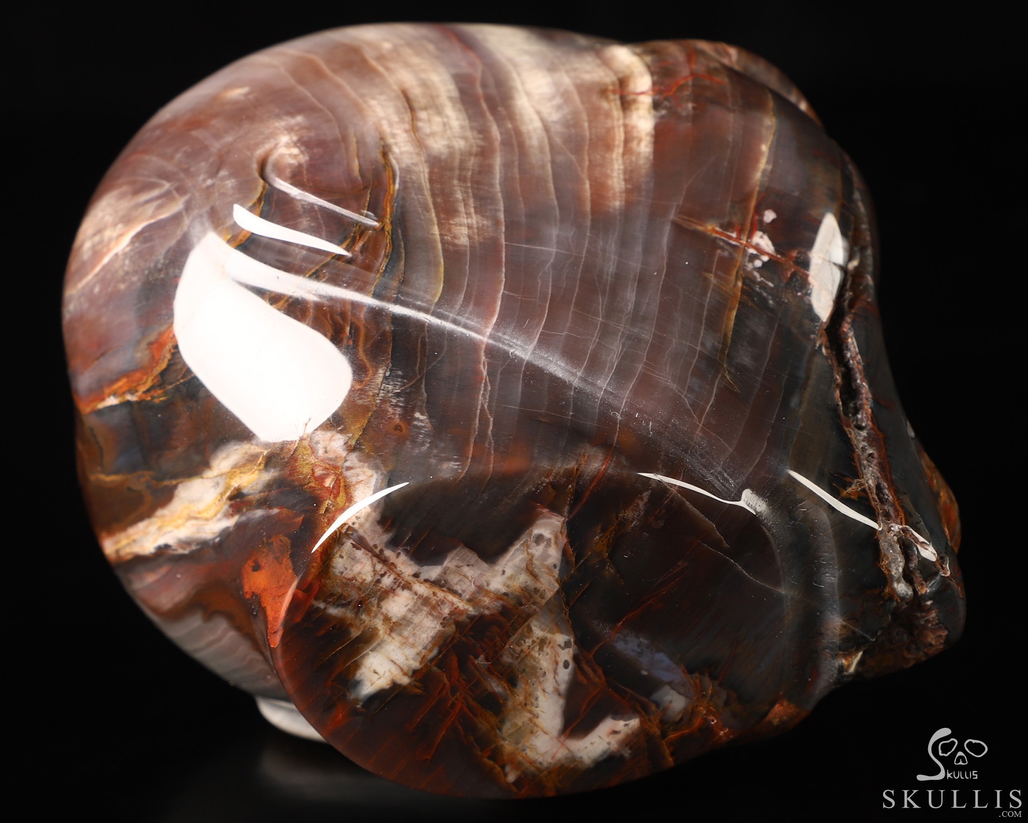 4.1" Petrified Wood Star Being Female Alien Crystal Skull Companion, Hand Carved Gemstone Fine Art Sculpture, Reiki Healing Stone Statue 4.1" Petrified Wood Star Being Female Alien Crystal Skull Companion, Hand Carved Gemstone Fine Art Sculpture, Reiki Healing Stone Statue