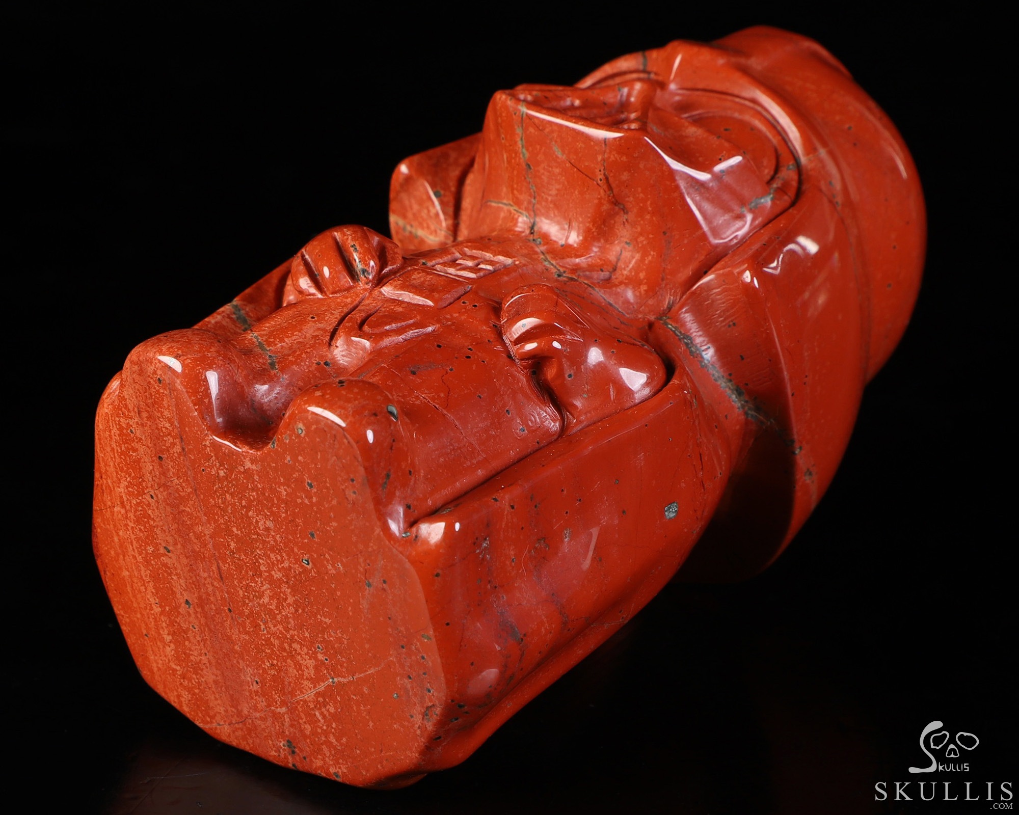 4.2" Red Jasper Hand Carved Crystal Darth Vader Fine Art Sculpture, Crystal Healing 4.2" Red Jasper Hand Carved Crystal Darth Vader Fine Art Sculpture, Crystal Healing