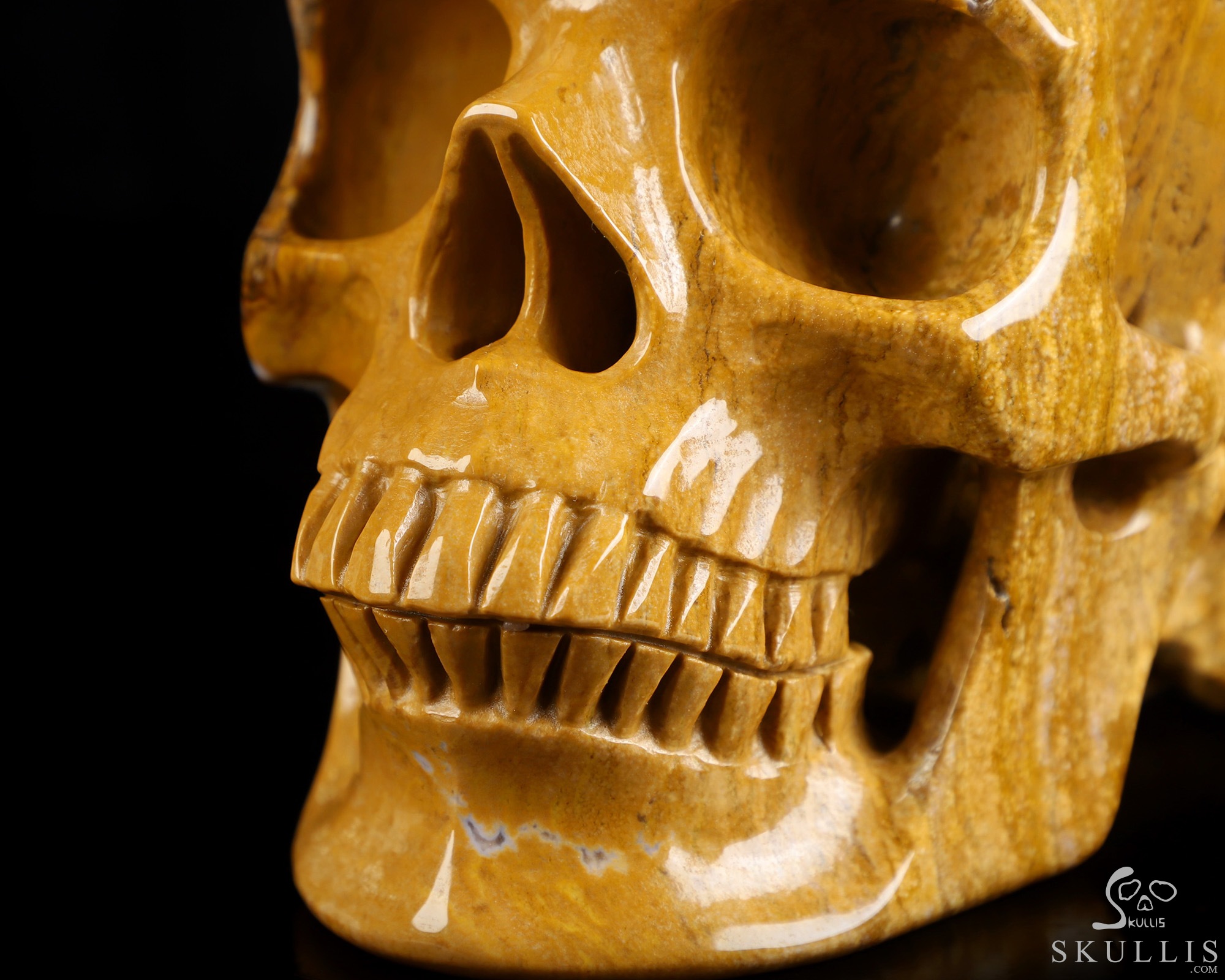 Lifesized 6.9" Indian Agate Hand Carved Crystal Skull, Super Realistic, Crystal Healing Lifesized 6.9" Indian Agate Hand Carved Crystal Skull, Super Realistic, Crystal Healing