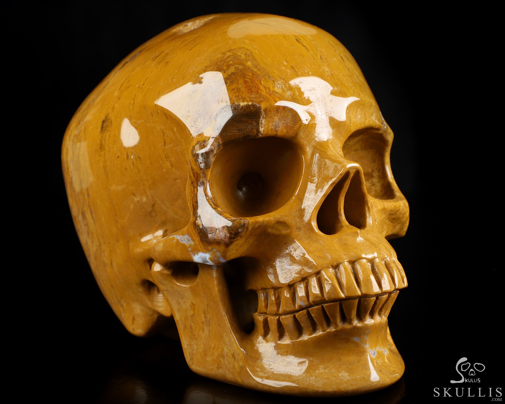 Lifesized 6.9" Indian Agate Hand Carved Crystal Skull, Super Realistic, Crystal Healing Lifesized 6.9" Indian Agate Hand Carved Crystal Skull, Super Realistic, Crystal Healing