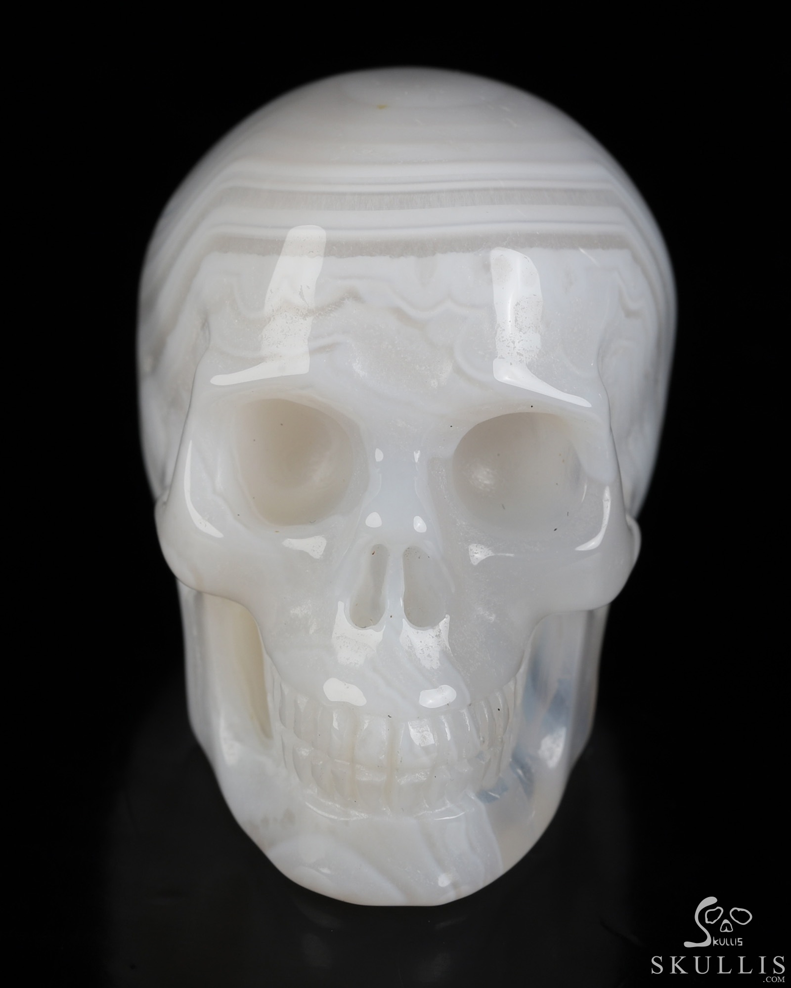 2.0" Agate Hand Carved Crystal Skull, Realistic, Crystal Healing 2.0" Agate Hand Carved Crystal Skull, Realistic, Crystal Healing