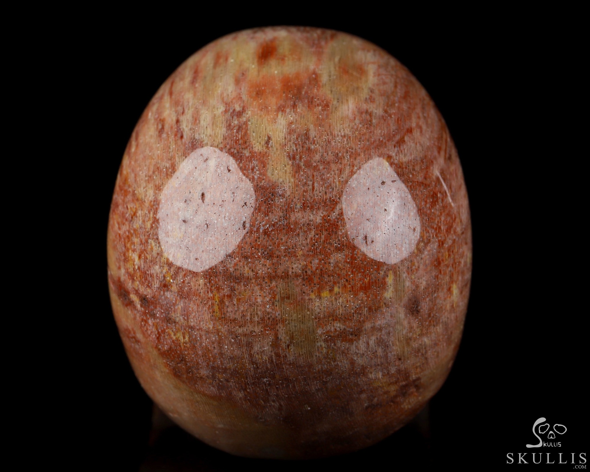 2.0" Petrified Wood Hand Carved Crystal Skull, Realistic, Crystal Healing 2.0" Petrified Wood Hand Carved Crystal Skull, Realistic, Crystal Healing