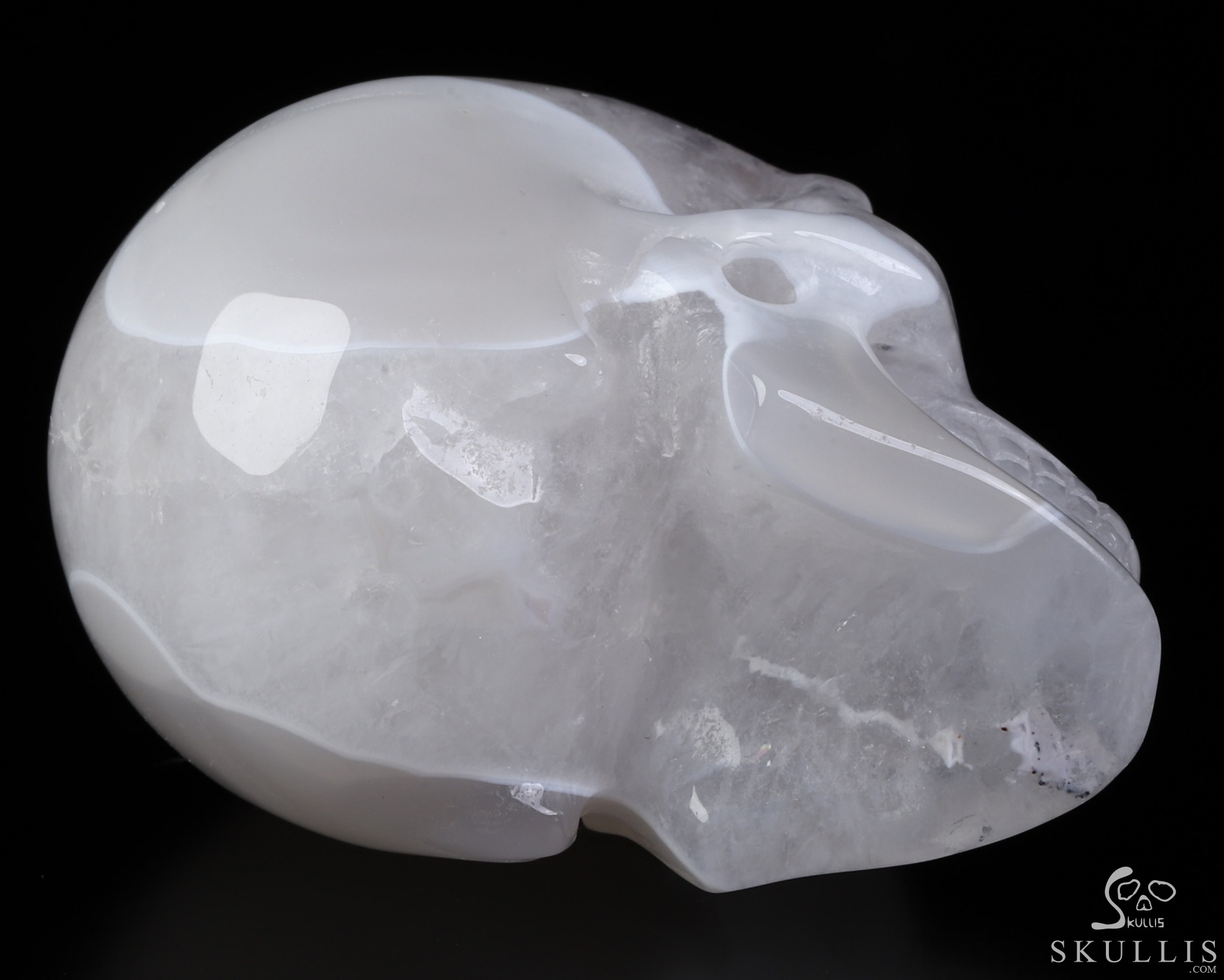 2.0" Agate Amethyst Geode Hand Carved Crystal Skull, Realistic, Crystal Healing 2.0" Agate Amethyst Geode Hand Carved Crystal Skull, Realistic, Crystal Healing