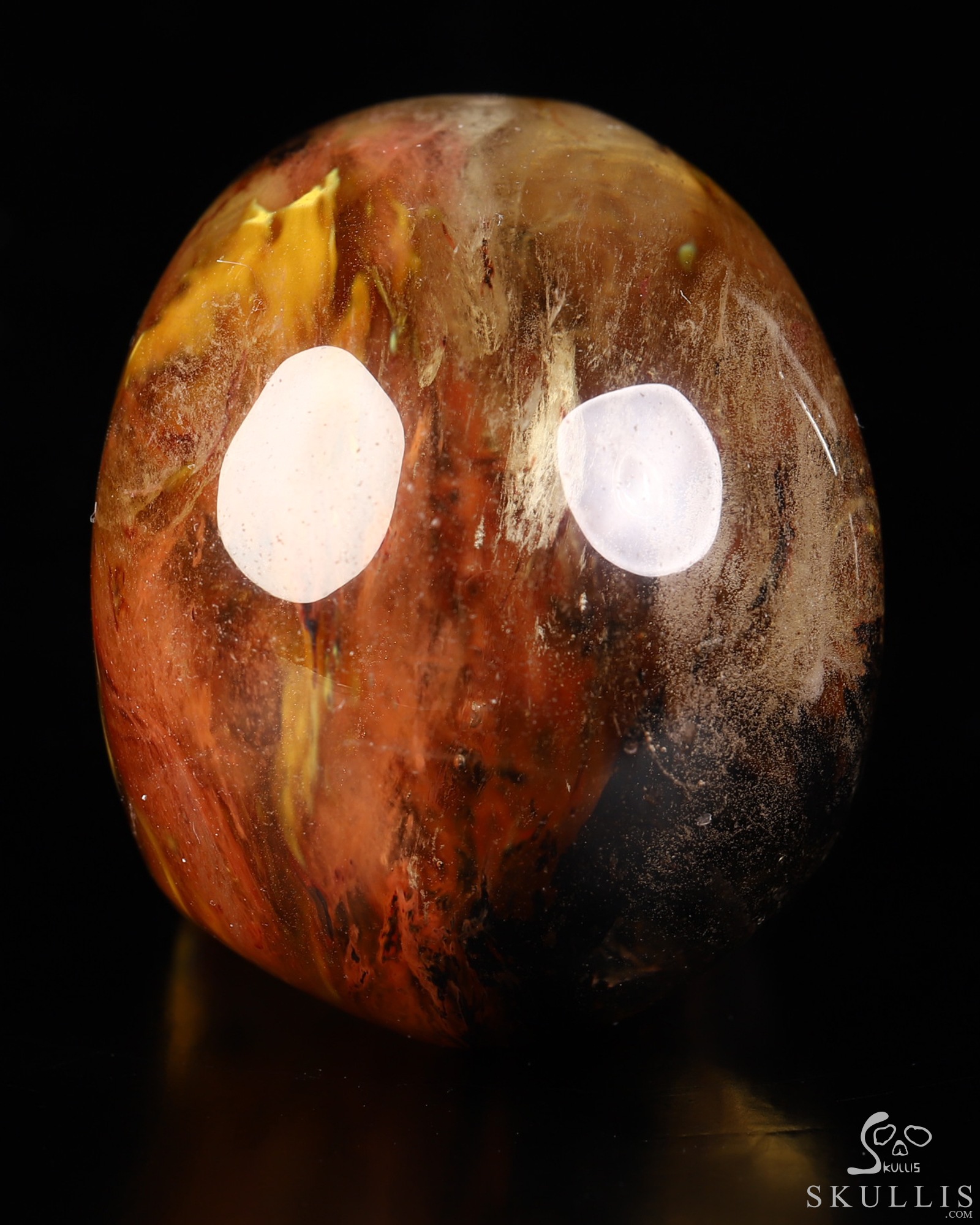 2.0" Smelted Quartz Hand Carved Crystal Skull, Realistic, Crystal Healing 2.0" Smelted Quartz Hand Carved Crystal Skull, Realistic, Crystal Healing