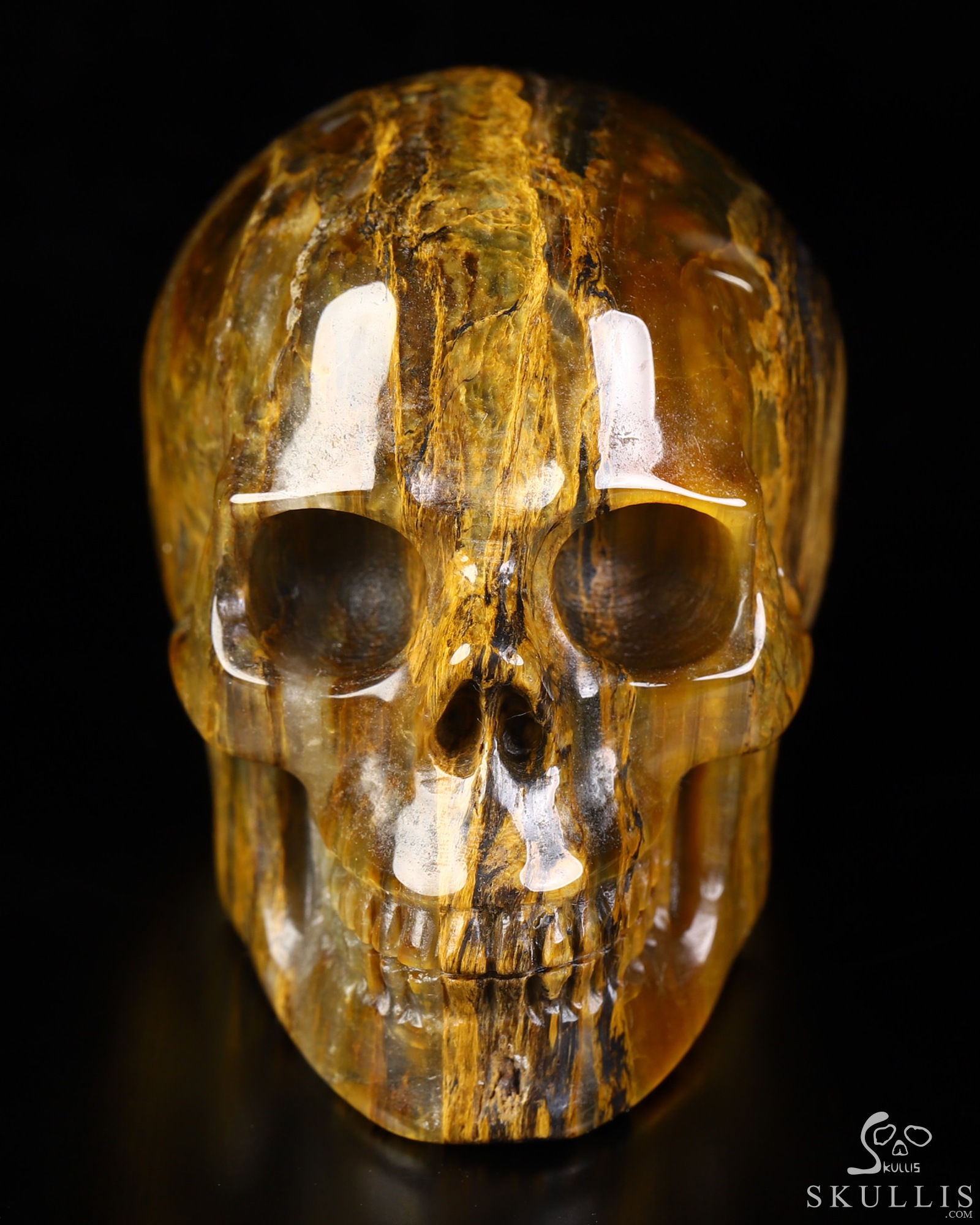 2.0" New Pietersite Hand Carved Crystal Skull, Realistic, Crystal Healing 2.0" New Pietersite Hand Carved Crystal Skull, Realistic, Crystal Healing