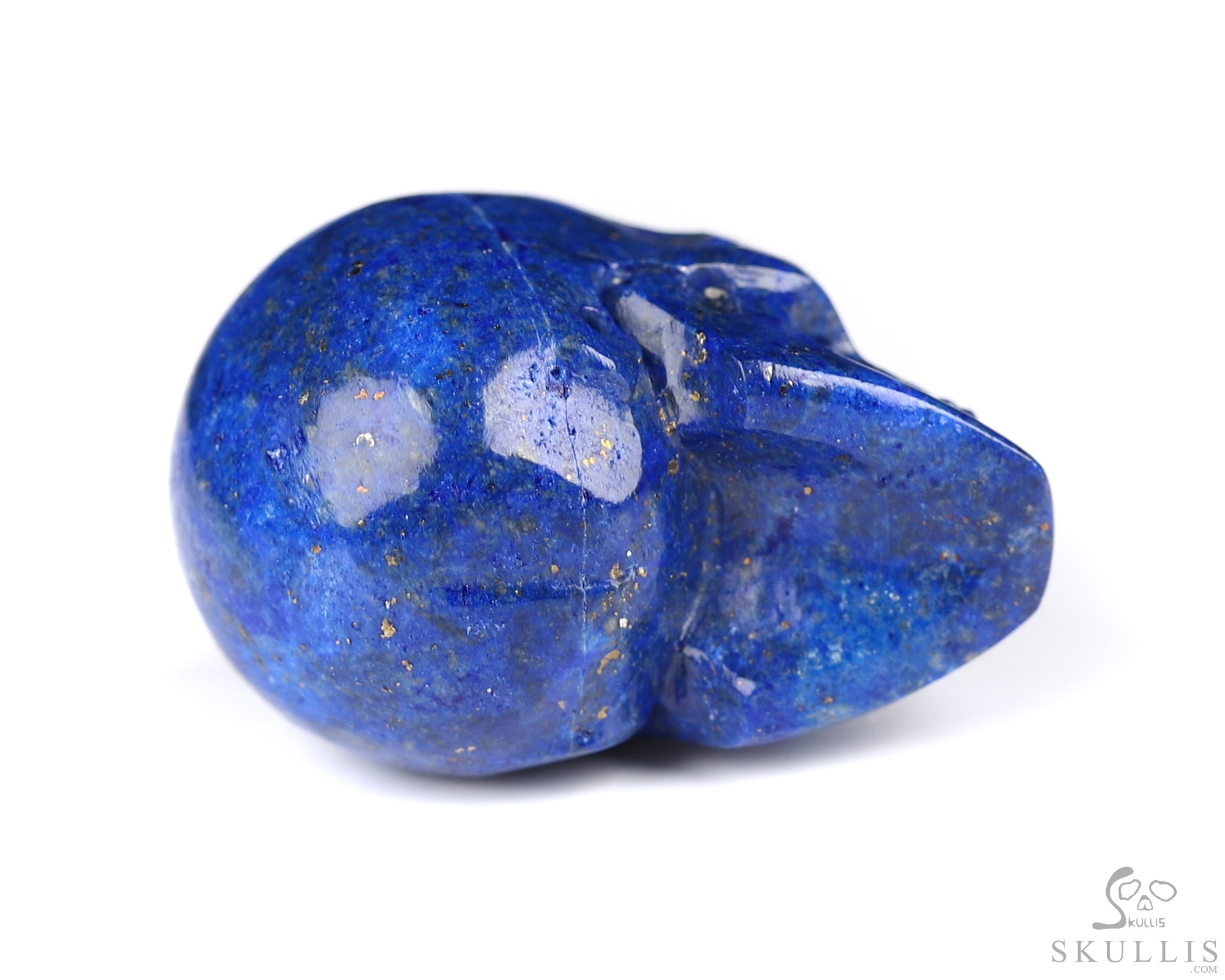 Gemstone 0.8" Lapis Lazuli Hand Carved Crystal Skull, Realistic, Crystal Healing Gemstone 0.8" Lapis Lazuli Hand Carved Crystal Skull, Realistic, Crystal Healing