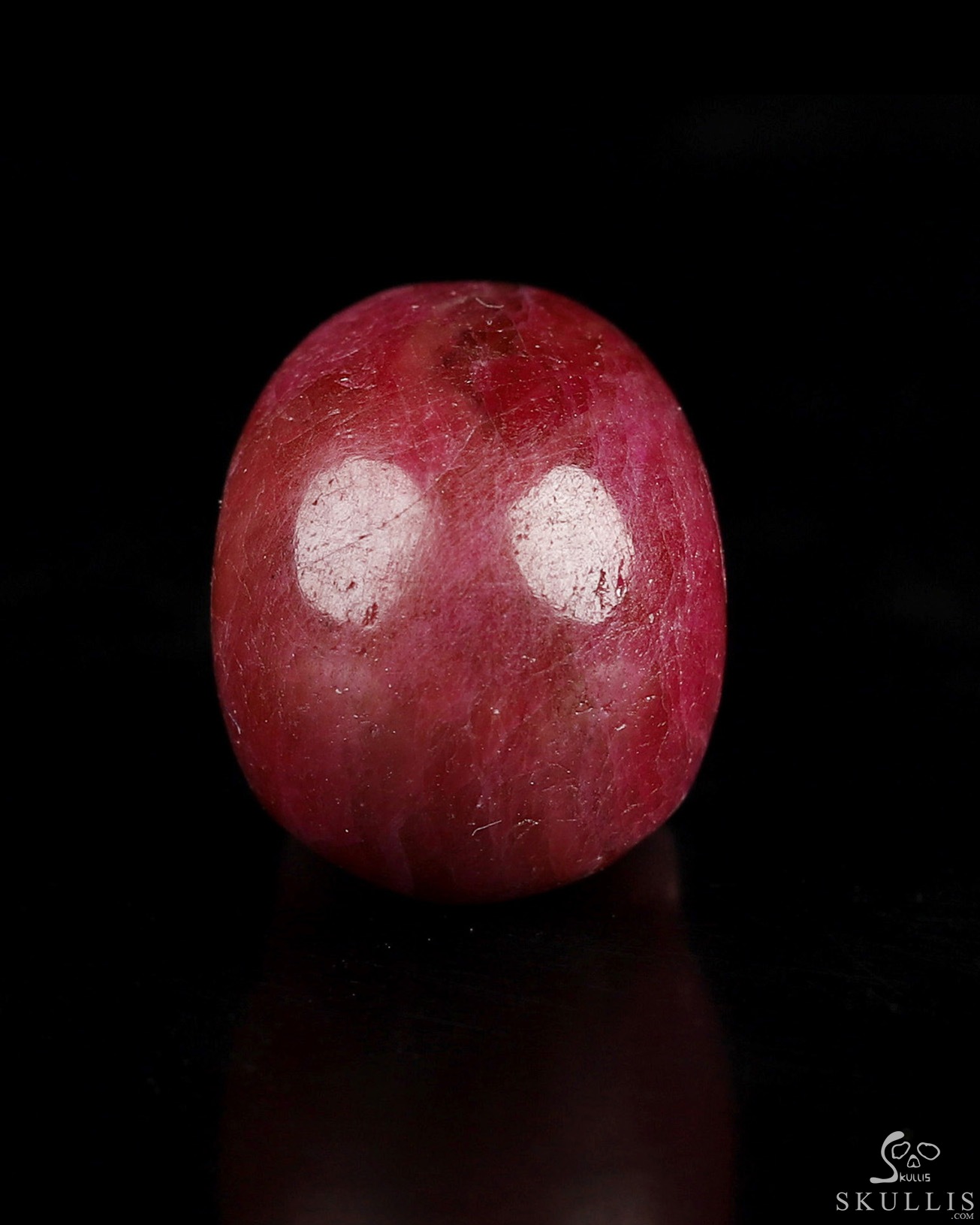 0.6" Ruby Hand Carved Crystal Skull, Realistic, Crystal Healing 0.6" Ruby Hand Carved Crystal Skull, Realistic, Crystal Healing