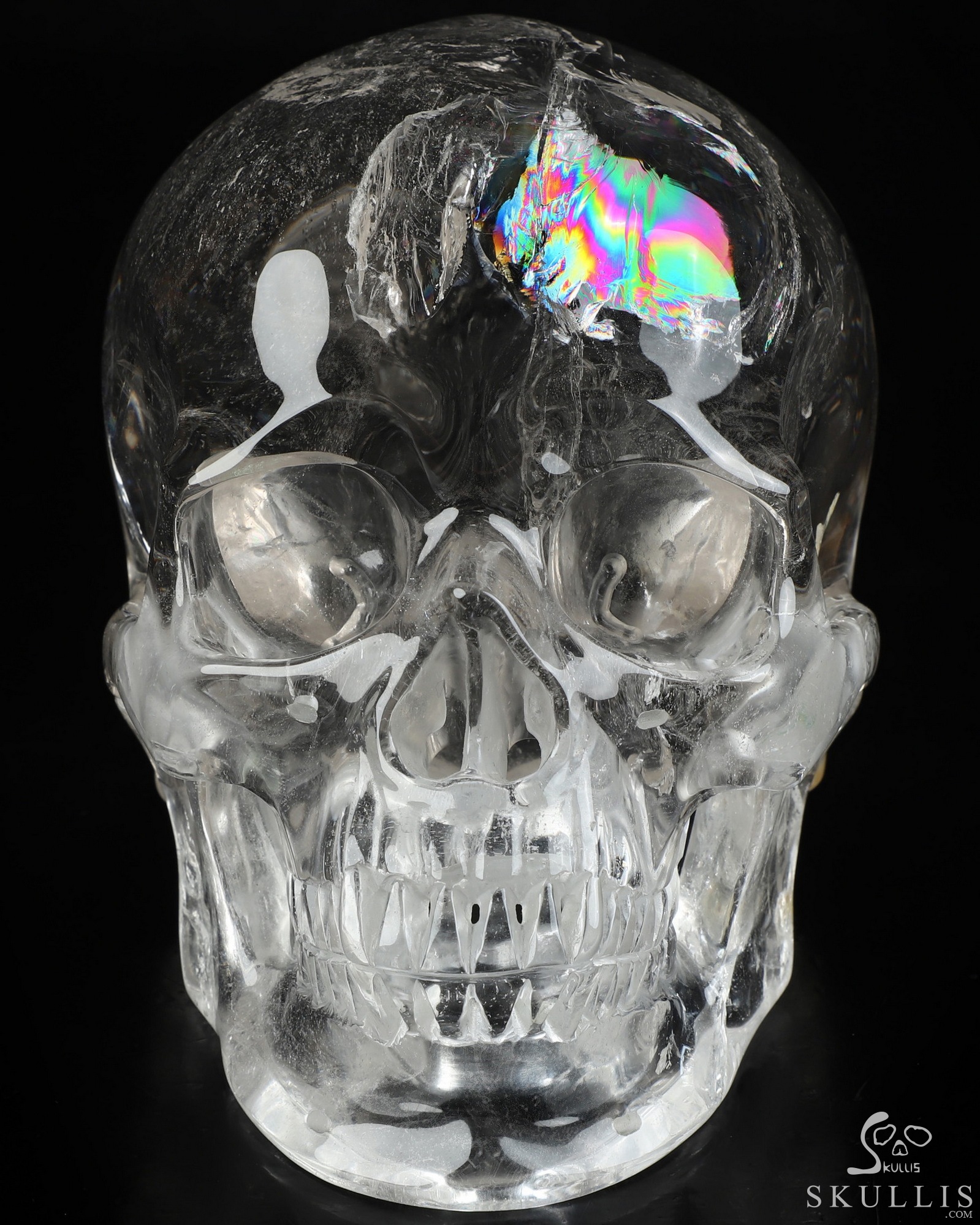 Lifesized 6.7" Quartz Rock Crystal Hand Carved Crystal Skull, Super Realistic, Crystal Healing Lifesized 6.7" Quartz Rock Crystal Hand Carved Crystal Skull, Super Realistic, Crystal Healing