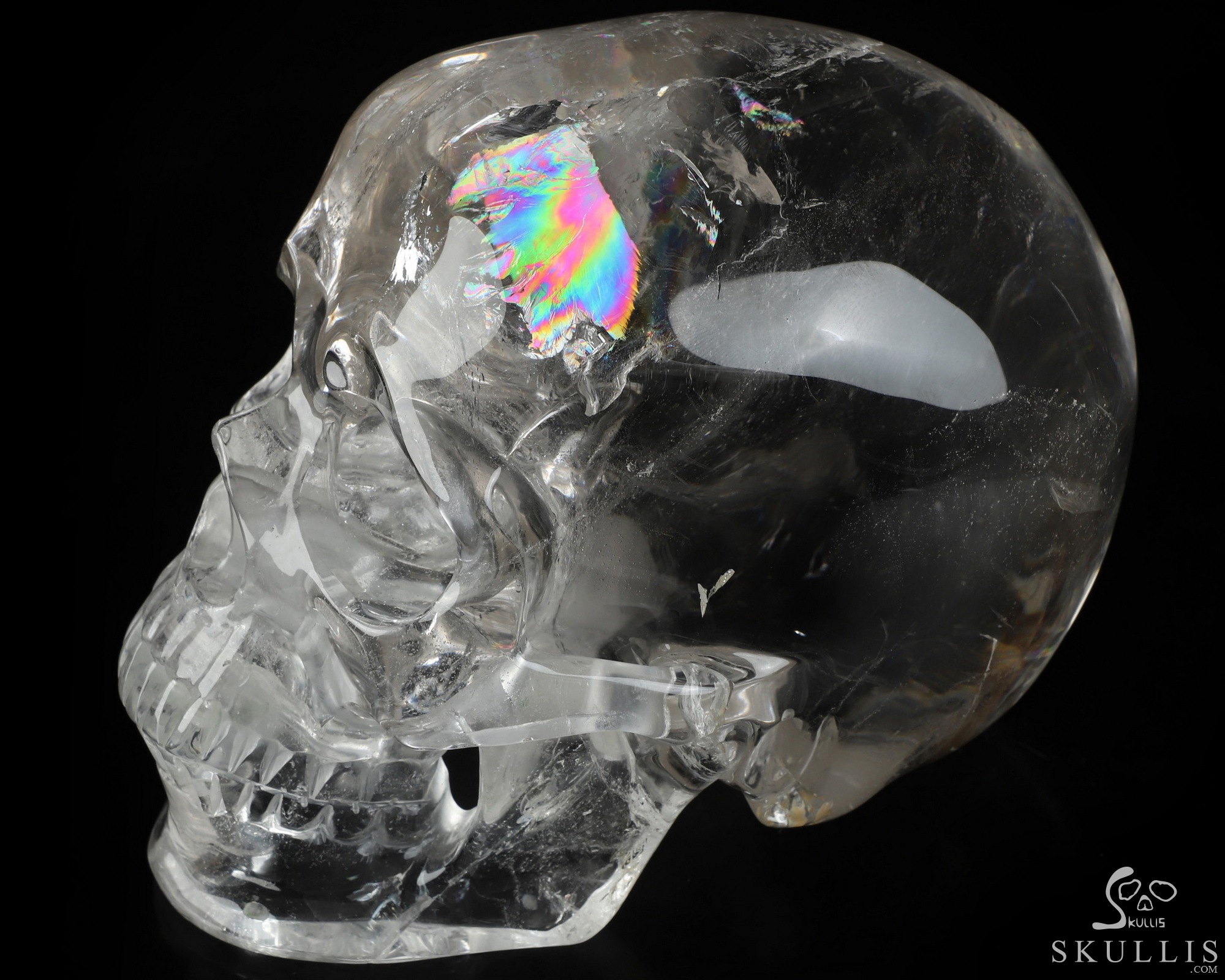 Lifesized 6.7" Quartz Rock Crystal Hand Carved Crystal Skull, Super Realistic, Crystal Healing Lifesized 6.7" Quartz Rock Crystal Hand Carved Crystal Skull, Super Realistic, Crystal Healing
