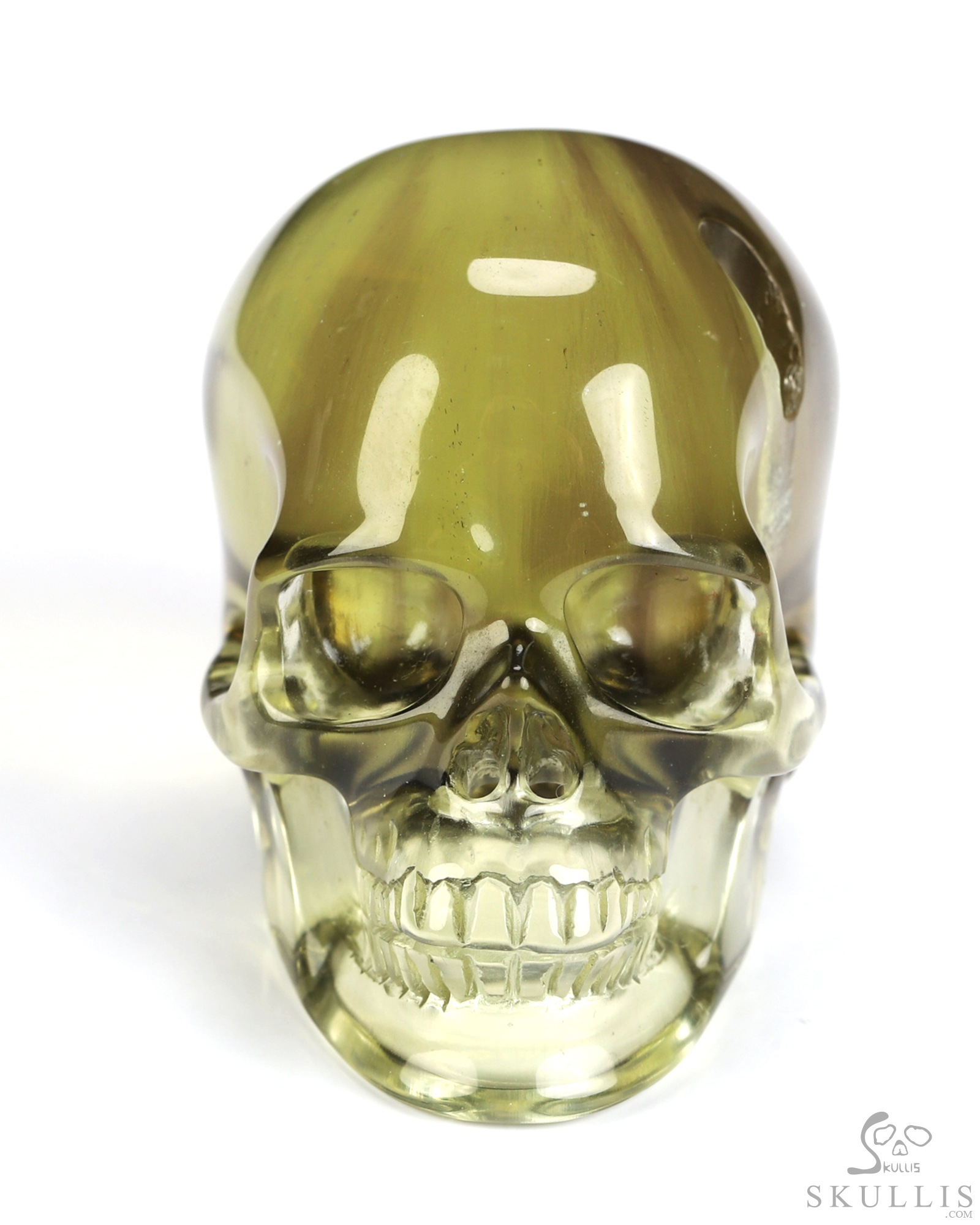 Gemstone 1.9" Citrine Hand Carved Crystal Skull, Super Realistic, Crystal Healing Gemstone 1.9" Citrine Hand Carved Crystal Skull, Super Realistic, Crystal Healing