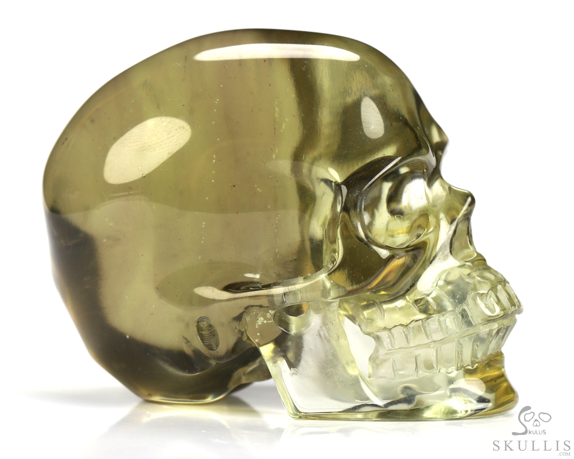 Gemstone 1.9" Citrine Hand Carved Crystal Skull, Super Realistic, Crystal Healing Gemstone 1.9" Citrine Hand Carved Crystal Skull, Super Realistic, Crystal Healing