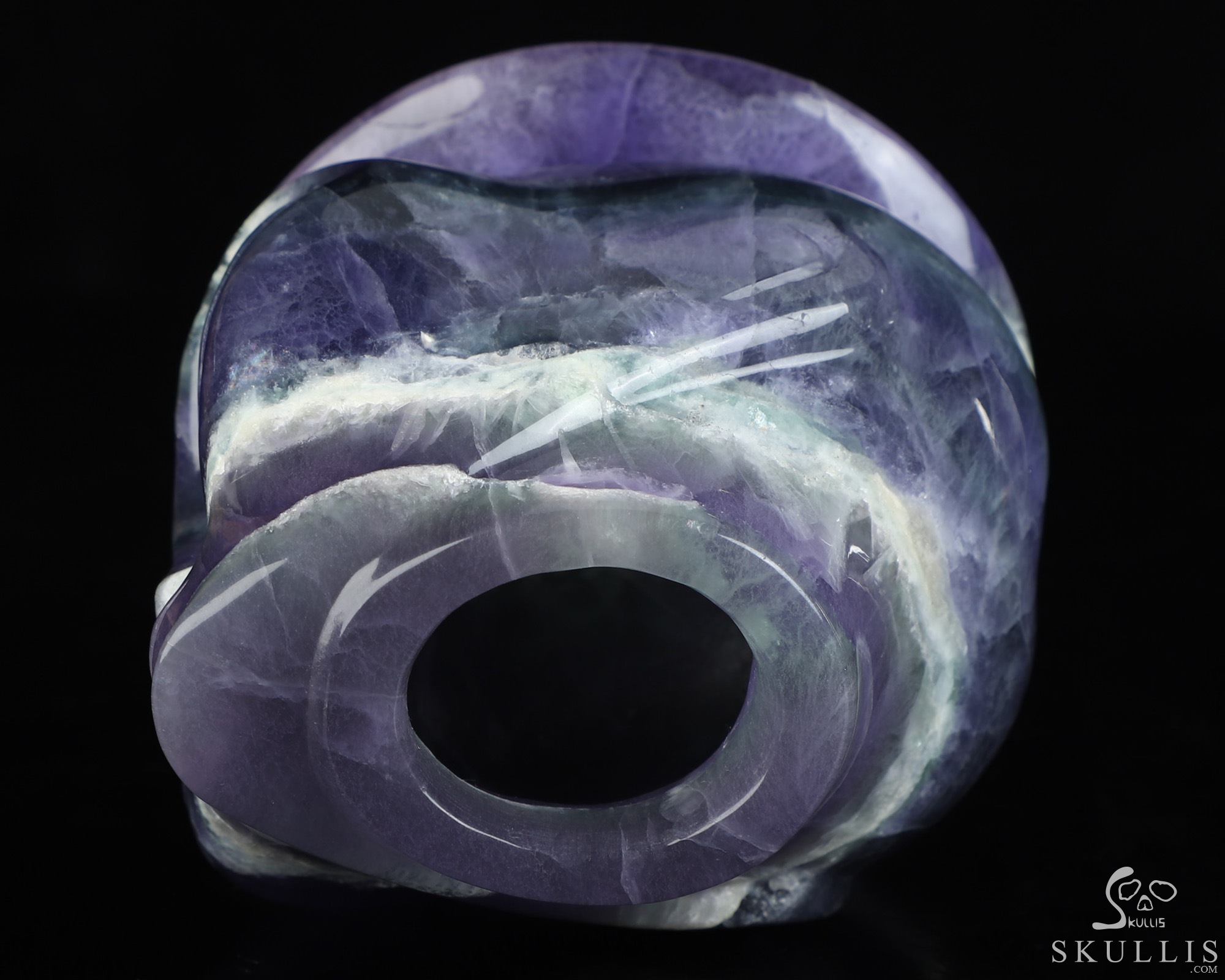 4.7" Fluorite Star Being Hollow Female Alien Crystal Skull Companion Lamp/Light with Led Stand, Hand Carved Gemstone Fine Art Sculpture, Reiki Healing Stone Statue 4.7" Fluorite Star Being Hollow Female Alien Crystal Skull Companion Lamp/Light with Led Stand, Hand Carved Gemstone Fine Art Sculpture, Reiki Healing Stone Statue