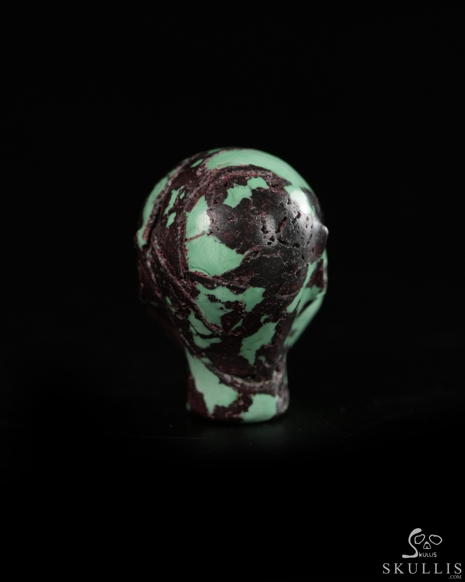 Gemstone 0.8" Turquoise Hand Carved Fairy Elf Alien Crystal Skull Companion Sculpture, Crystal Healing Gemstone 0.8" Turquoise Hand Carved Fairy Elf Alien Crystal Skull Companion Sculpture, Crystal Healing