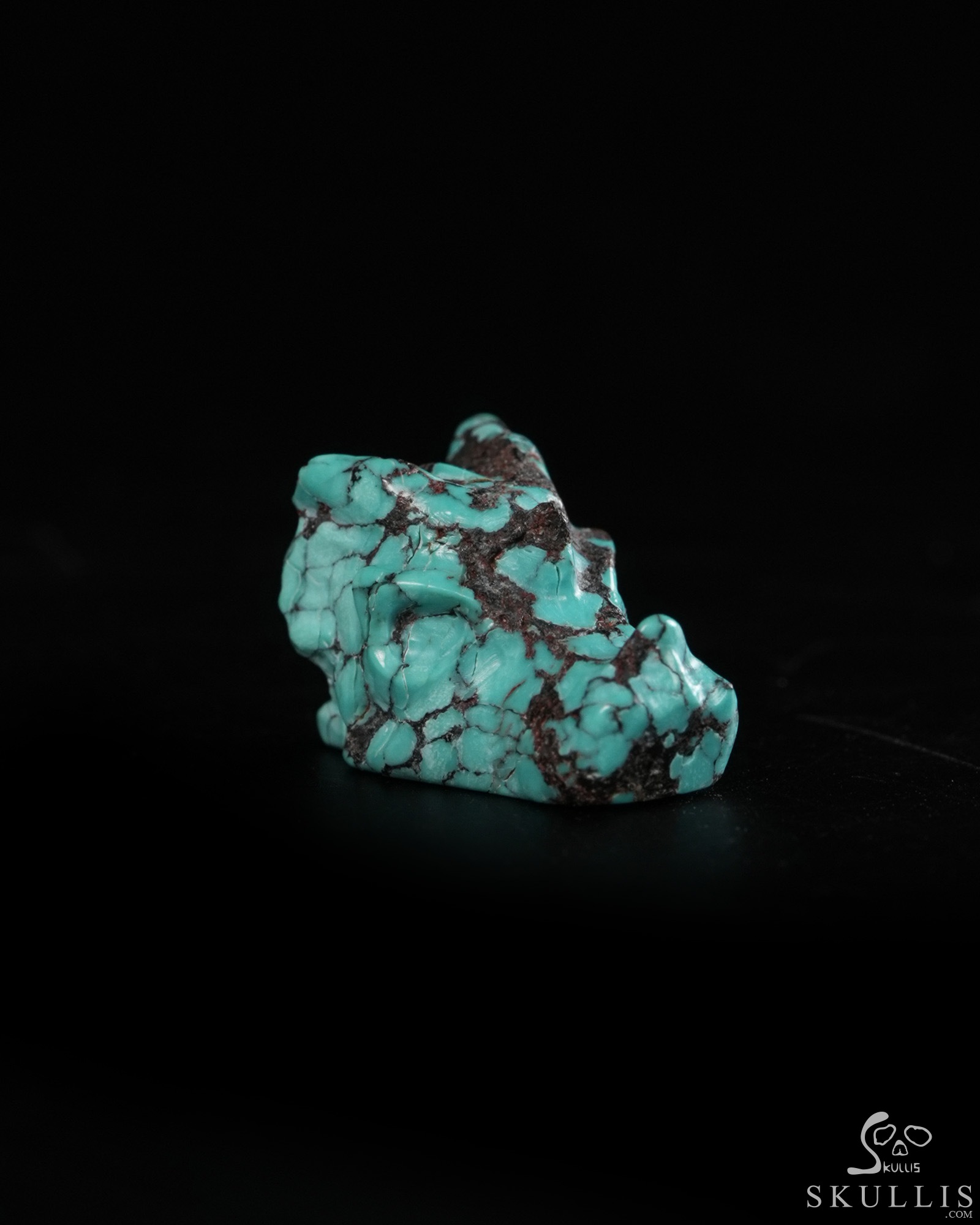 Gemstone 0.6" Turquoise Hand Carved Crystal Dragon Skull Sculpture, Crystal Healing Gemstone 0.6" Turquoise Hand Carved Crystal Dragon Skull Sculpture, Crystal Healing