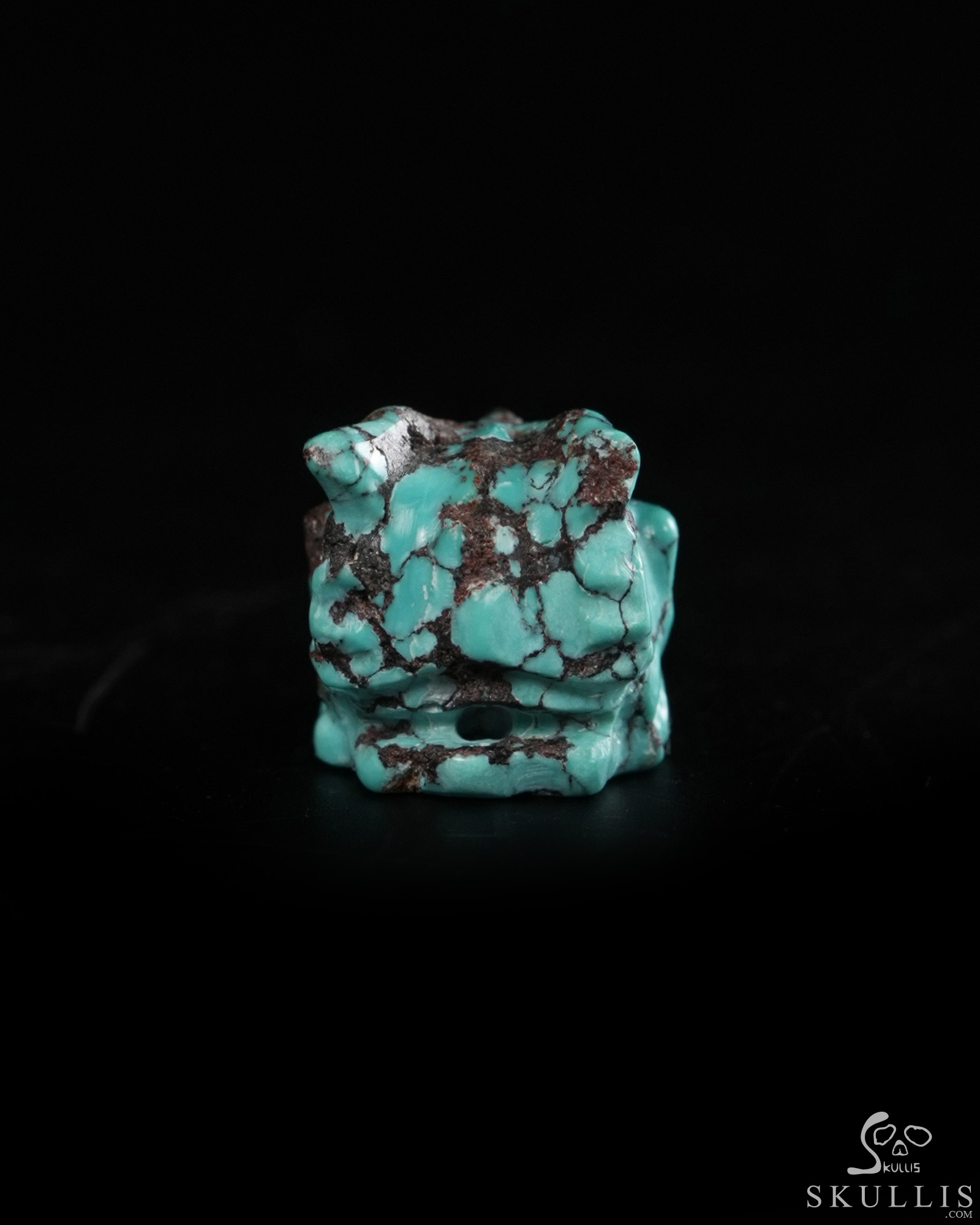 Gemstone 0.6" Turquoise Hand Carved Crystal Dragon Skull Sculpture, Crystal Healing Gemstone 0.6" Turquoise Hand Carved Crystal Dragon Skull Sculpture, Crystal Healing
